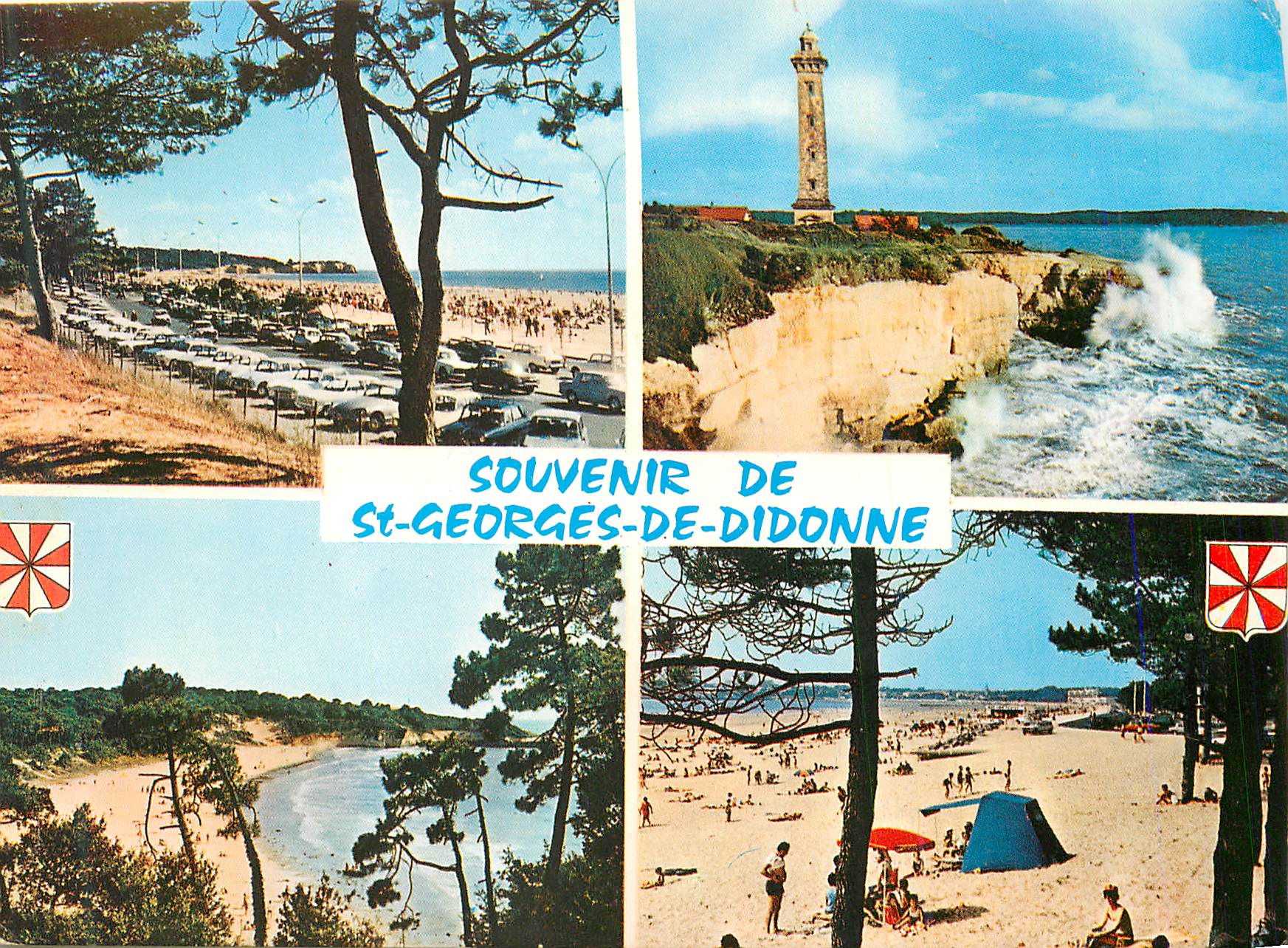 CPM Souvenir de Saint Georges de Didonne Ses Plages son Phare