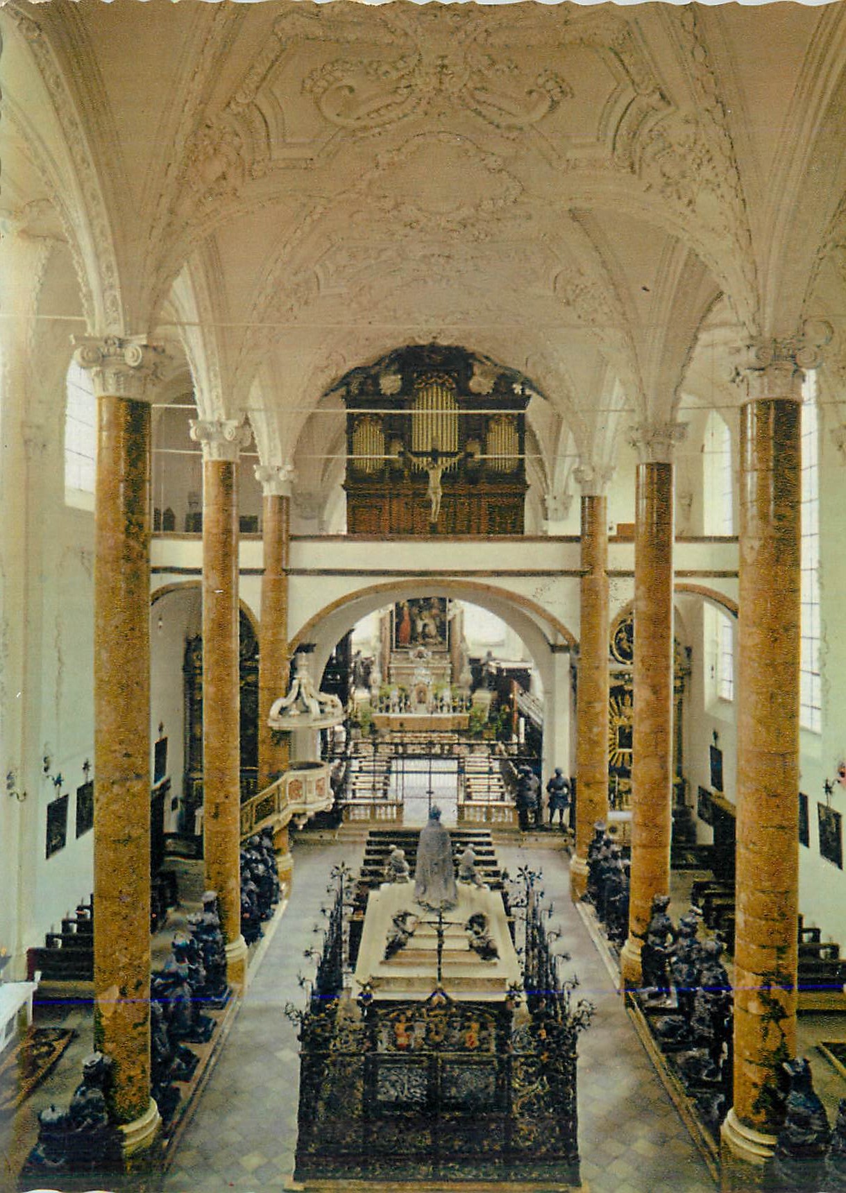 CPM Innsbruck Hofkirche Aufnahme nach Original Farbfilm Orgue