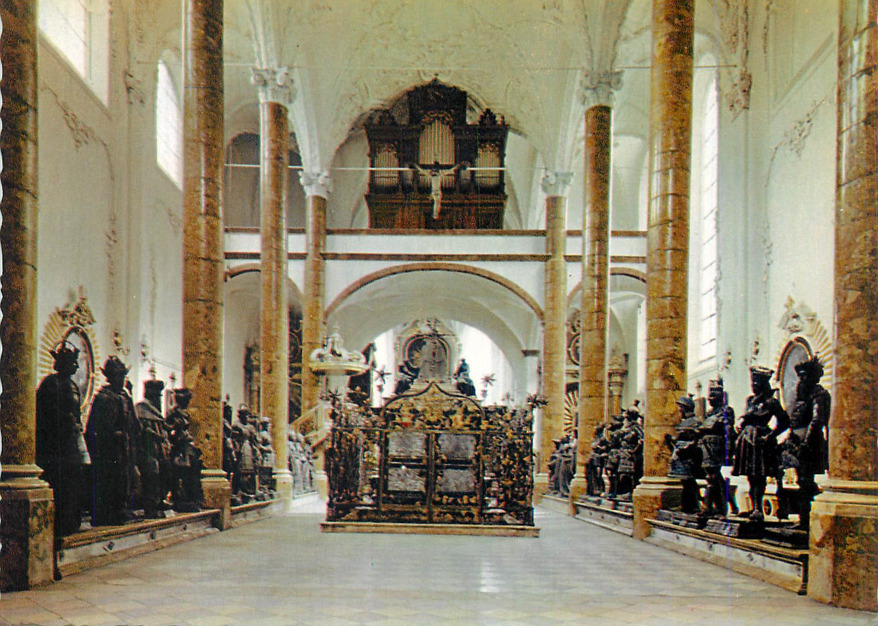 CPM Innsbruck Hofkirche Aufnahme nach Original Farbfilm Orgue