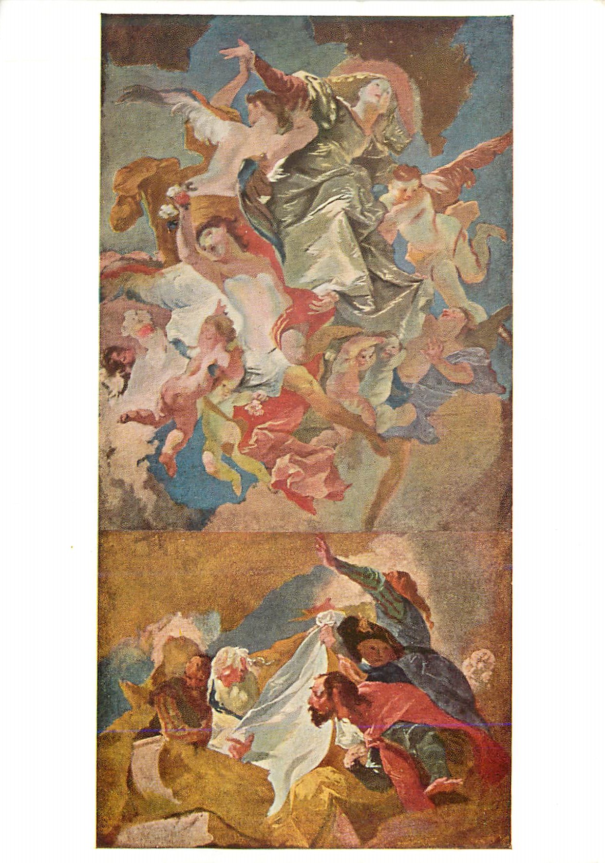 CPM Wien Osterreichische Galerie Franz Anton Maulbertsch (1724 1796) Die Himmelfahrt Mariae 1764
