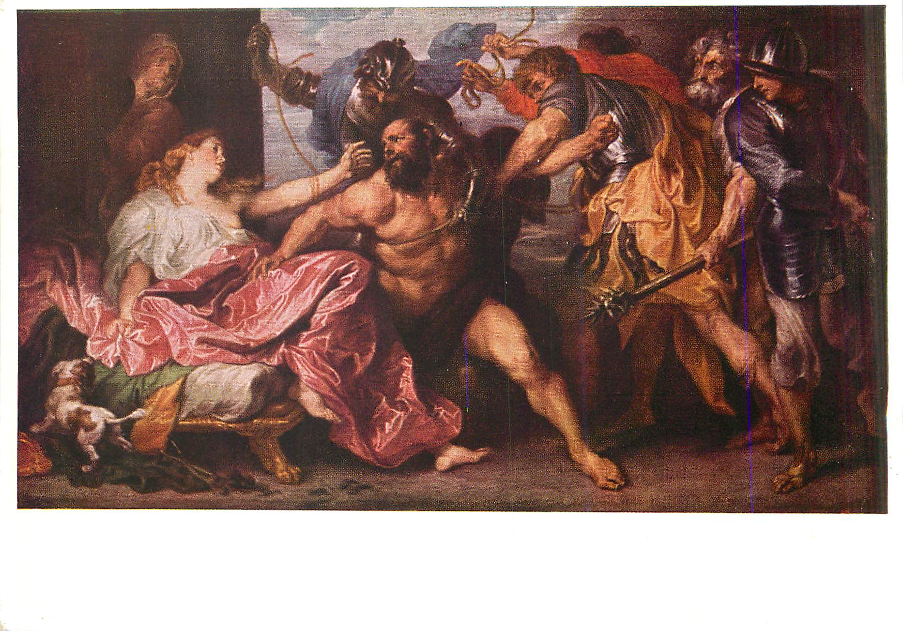 CPM Wien Osterreichisches Galerie Anton Van Dyck (1599 1641) Simson et Delilah
