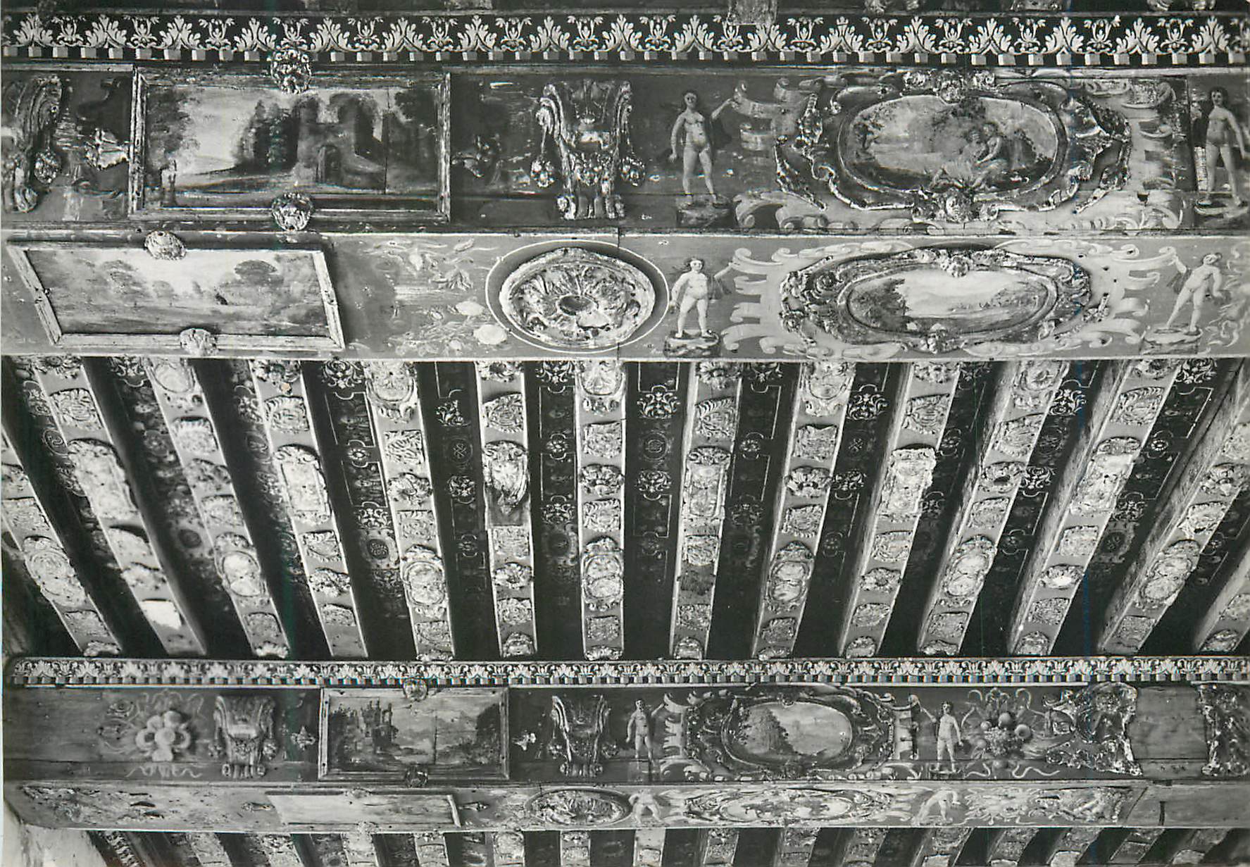 CPM Oiron (Deux Sevres) Le Chateau (XVIe et XVIIe S) Plafond du Salon du Roi