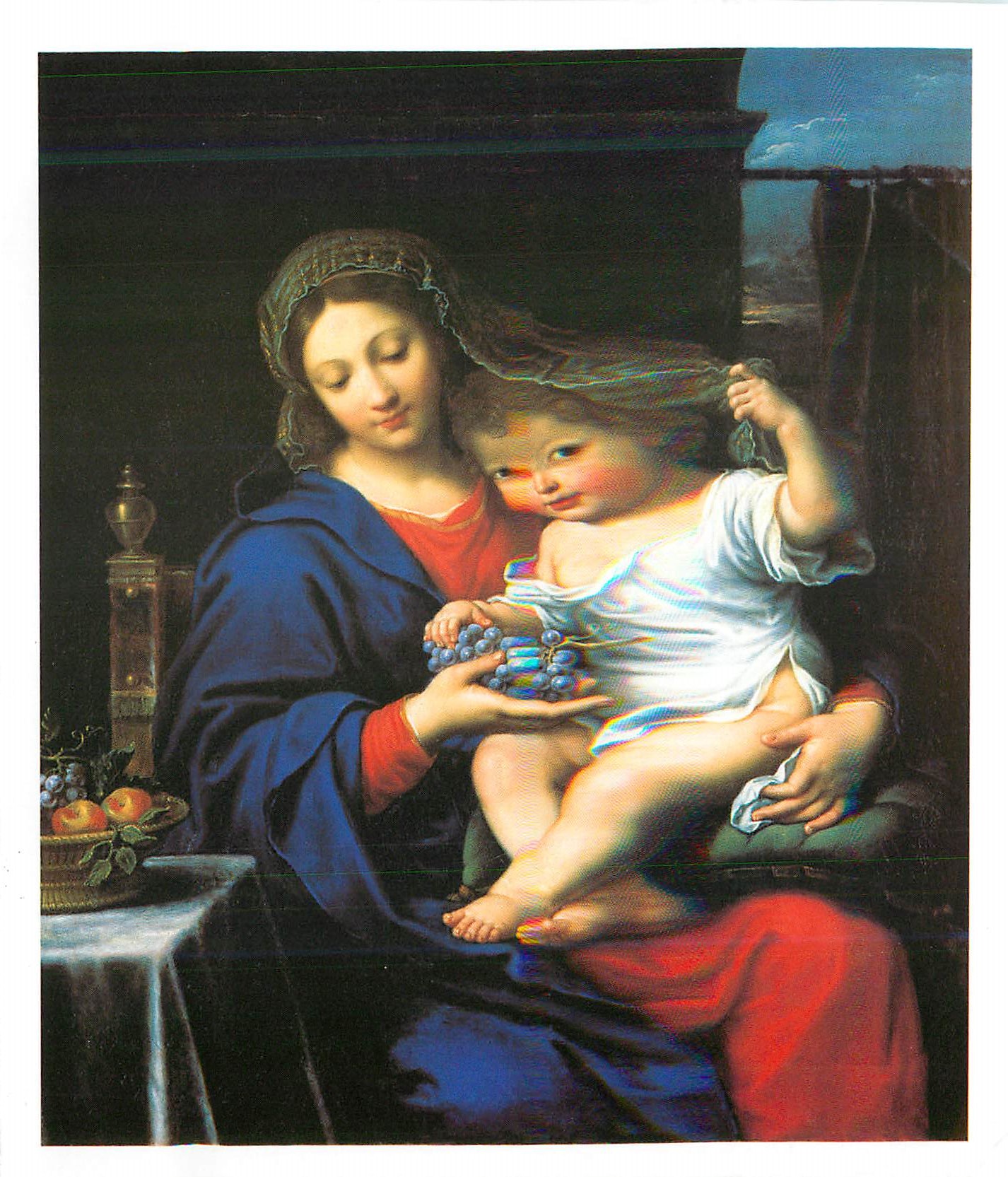 CPM Musee du Louvre Paris La Vierge a la Grappe Pierre Mignard
