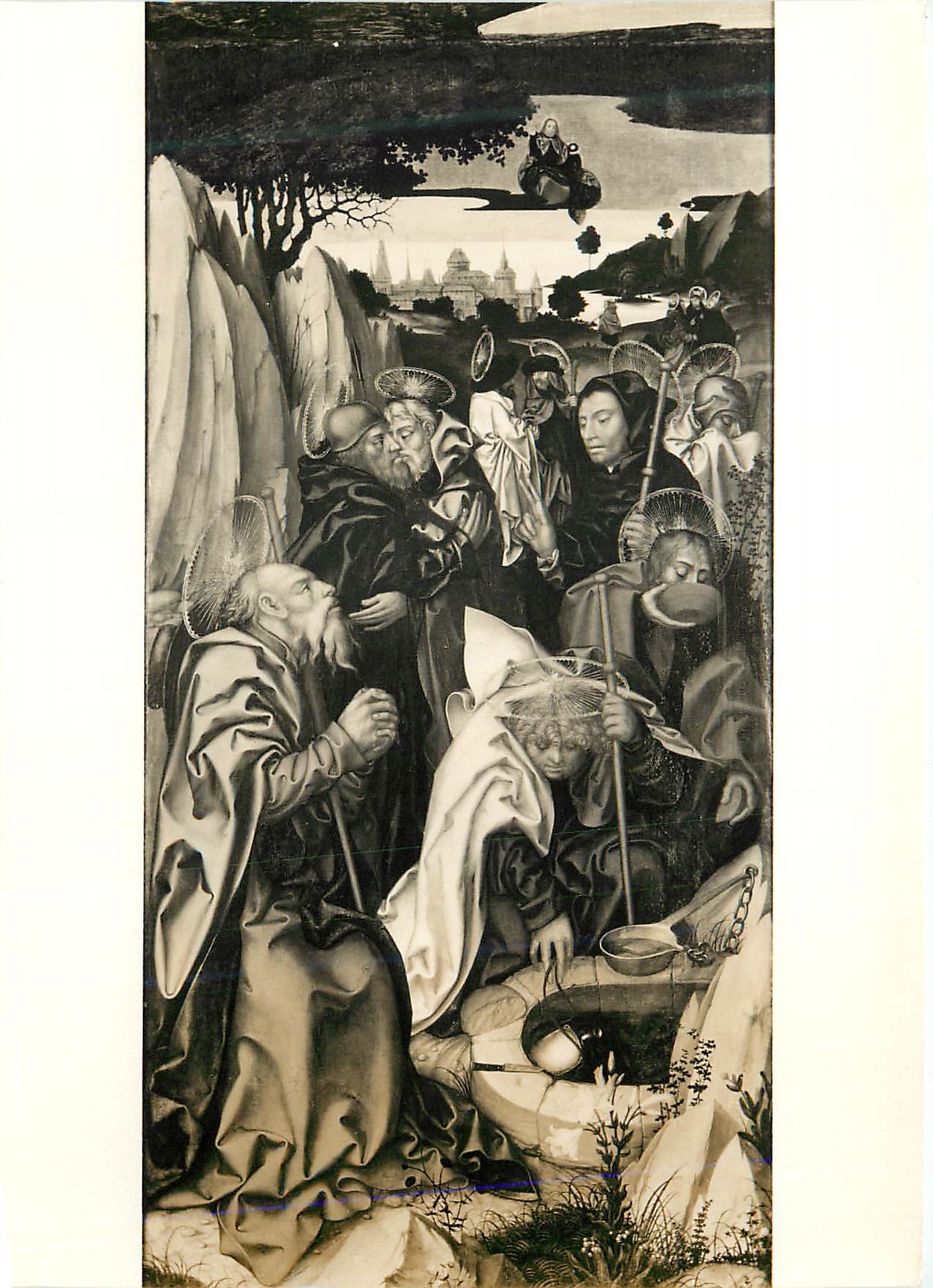 CPM Fribourg Musee d'Art et d'Histoire Les adieux des Apotres par Hans Fries vers 1506