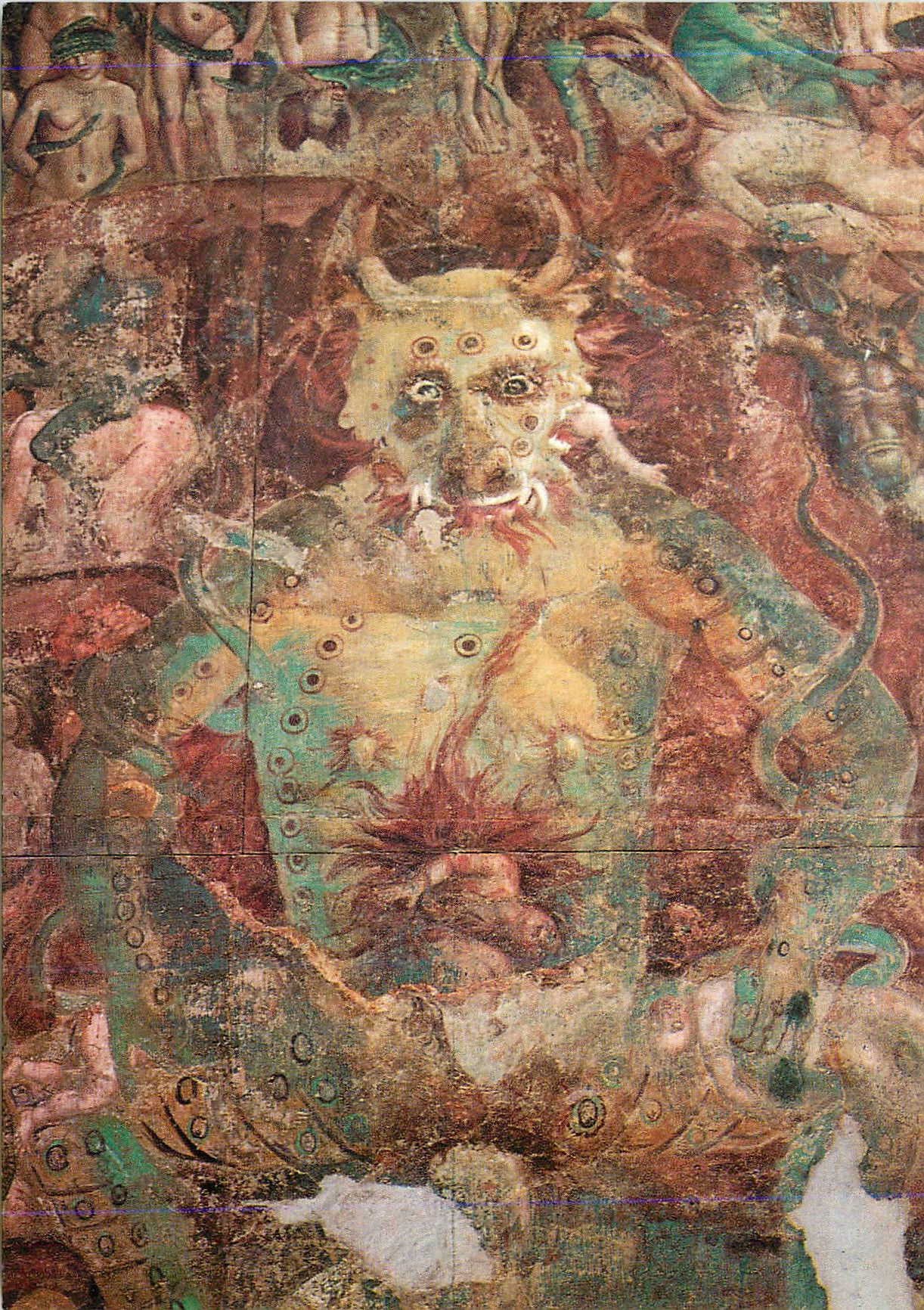 CPM Pisa Camposanto Monumentale Le Jugement Universel Detail Le Demon