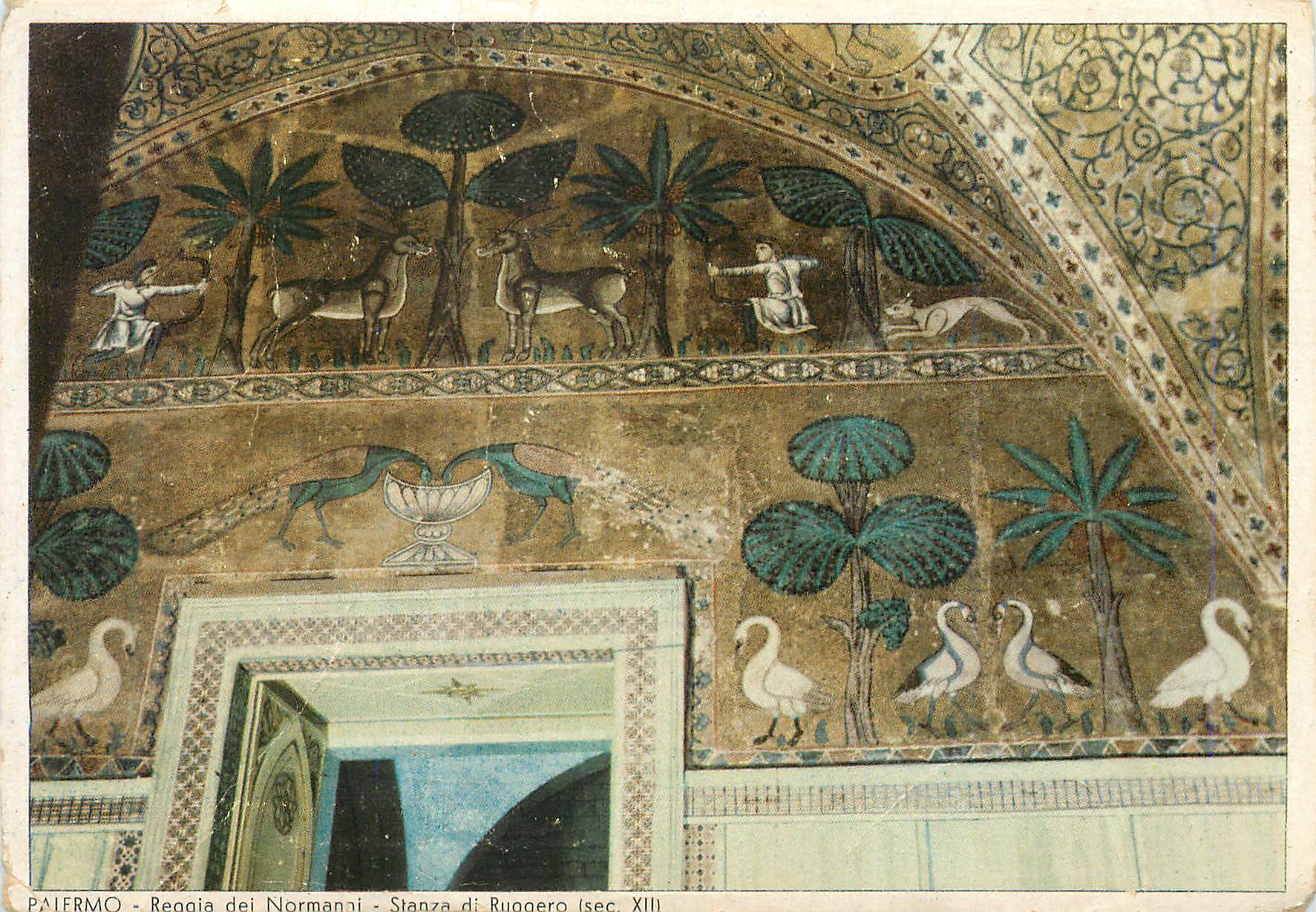 CPM Palermo Palais Royal des Normands Chambre de Roger (XIIe Siecle)