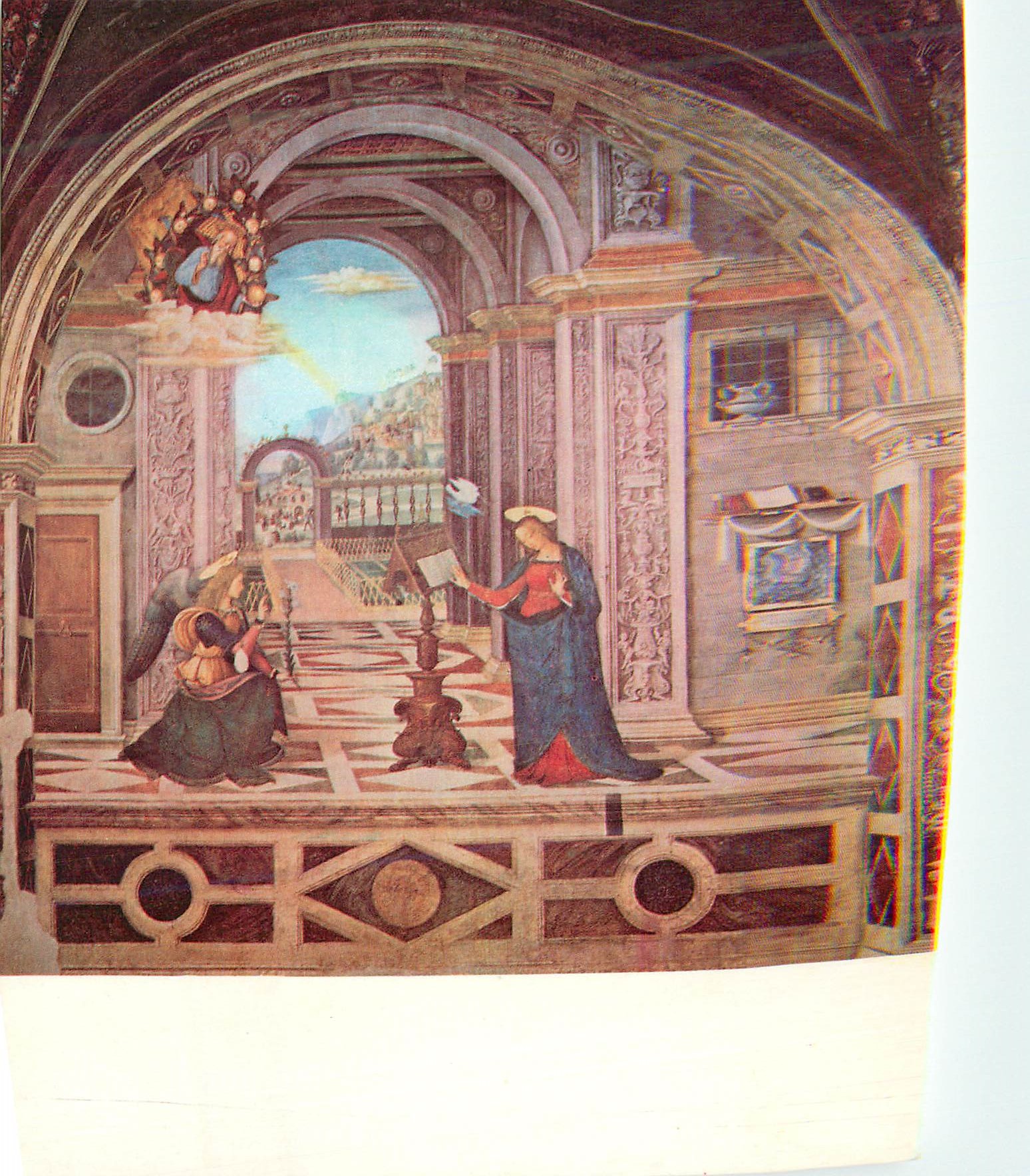 CPM Spello S Maria Maggiore Annonciation