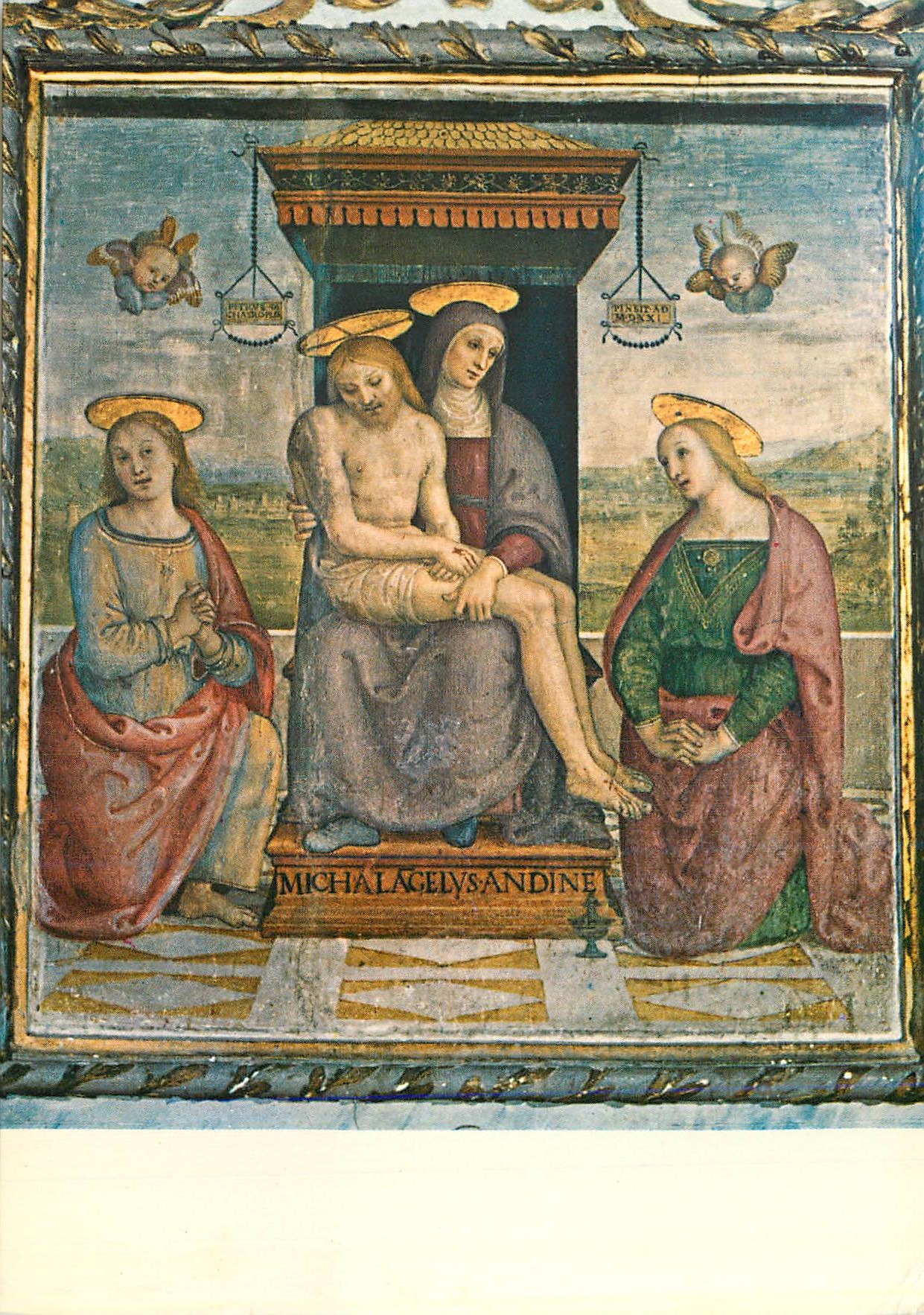 CPM Spello S Maria Maggiore Pieta S Jean L'Evangeliste et Madeleine