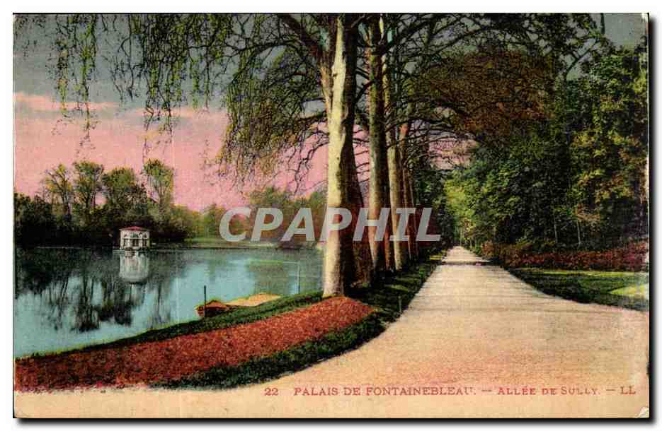 Palais de Fontainebleau — Allée de Sully — LL