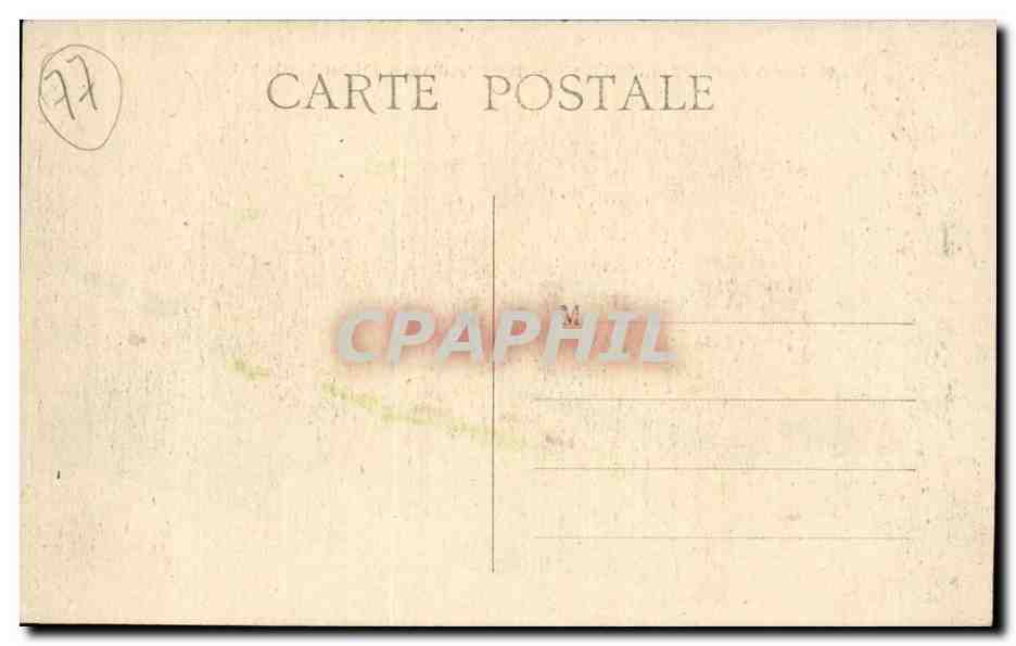 Bosque de FONTAINEBLEAU — Rocher d'Avon (Mont Louis VII) — Reverso