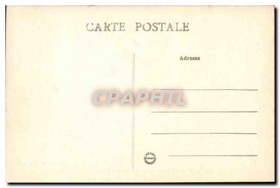 Foresta di Fontainebleau — La Roche che si Muove (Mont-Chauvet) — Collezione Artistica L. M. — Verso