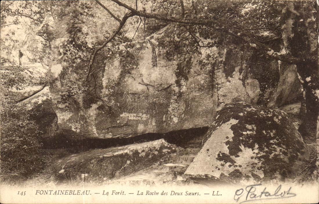 Fontainebleau — La Foresta — La Roche des Deux Sœurs — LL. — G. Fatalist — n°145