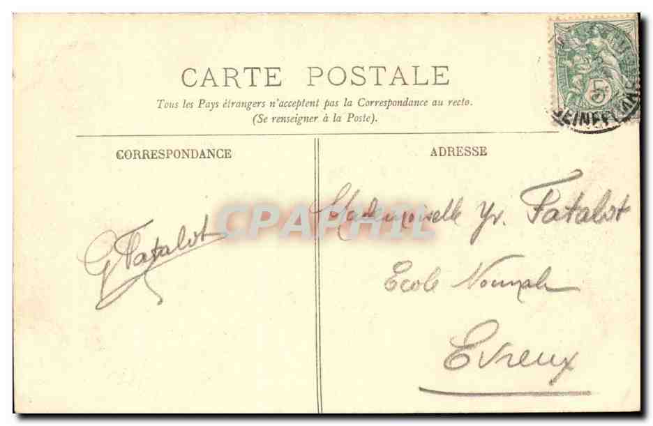 Fontainebleau — La Foresta — La Roche des Deux Sœurs — LL. — G. Fatalist — n°145 — Reverso