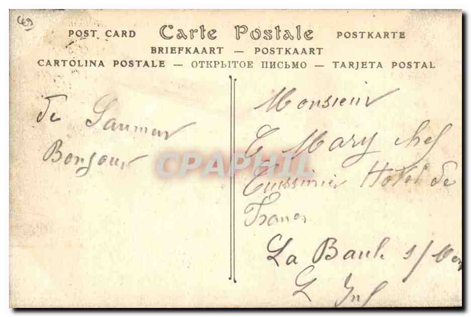 Saumur CPA Carrousel militaire La croix de Saint Andre — Verso