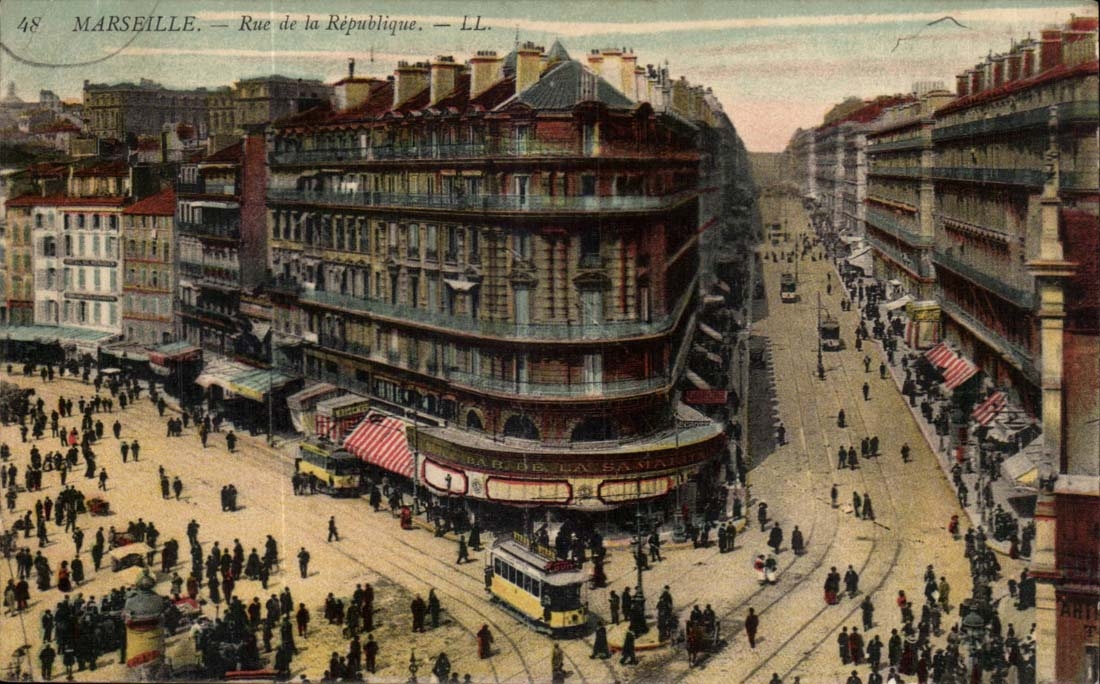 Marseille CPA Rue de la Republique (samaritaine)