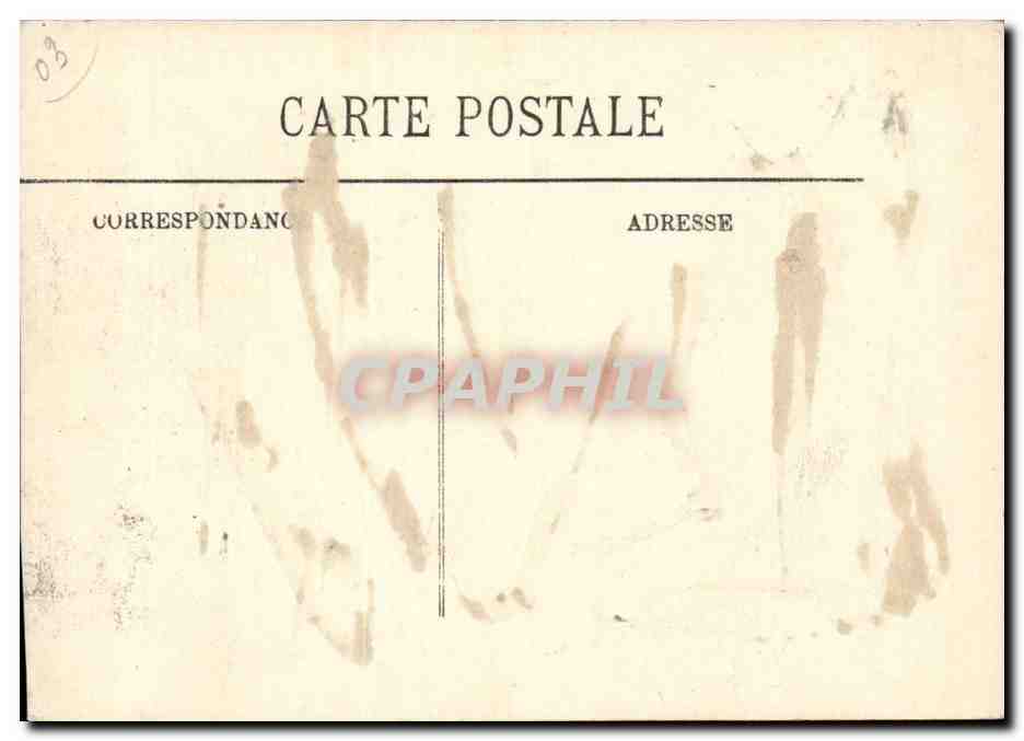 Vichy CPA La maison de Mme de SEvigne — Rückseite