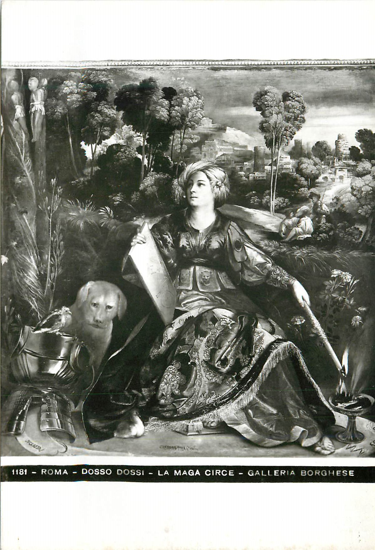 CPM Roma Dosso Dossi La Maga Circe Galleria Borghese