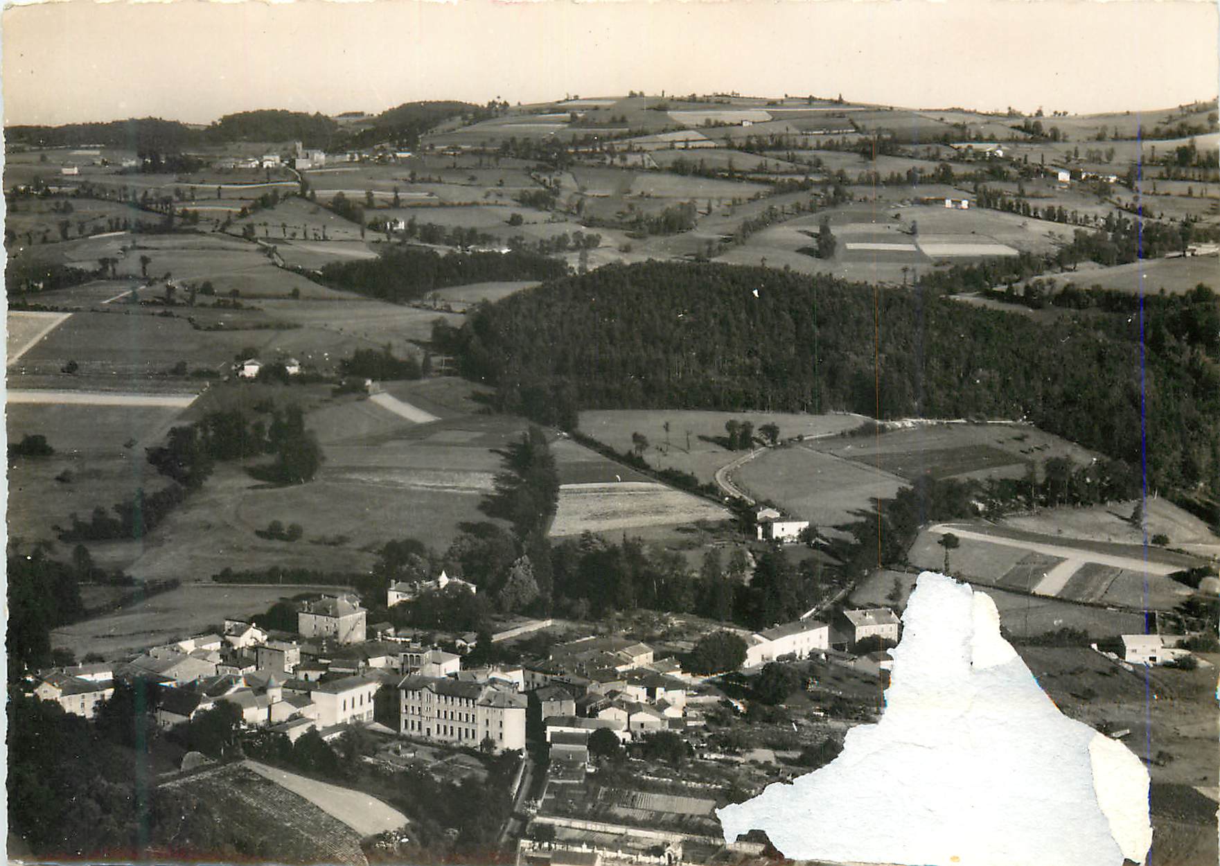 Vue aérienne de Sainte-Christie — France — éditeur inconnu, n° de série non lisible