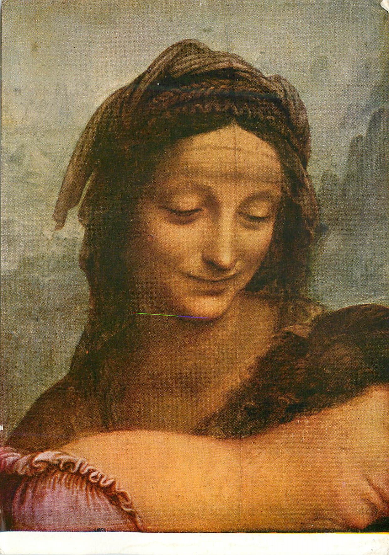 CPM Musee du Louvre (Ecole Florentine) Leonard de Vinci Sainte Anne 1452 1519