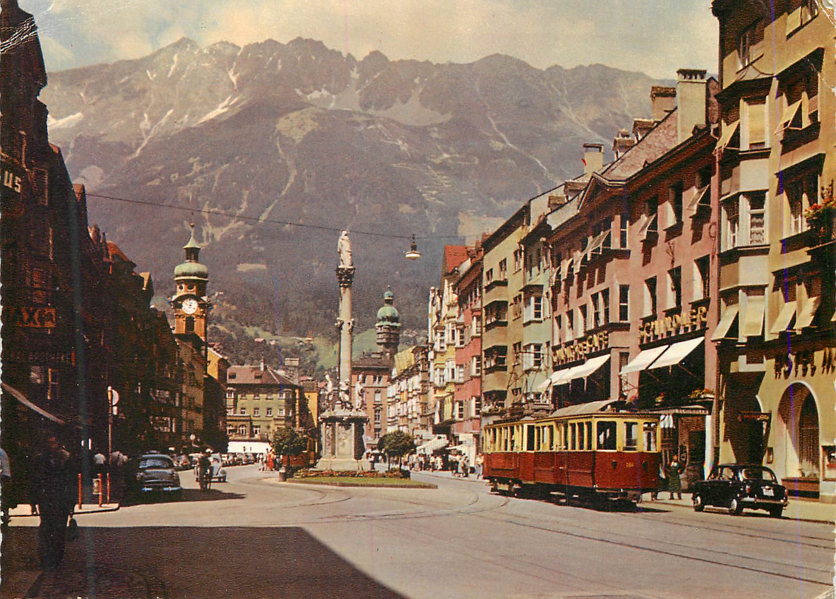 CPM Innsbruck Maria Theresien StraBe mit Nordkeste Tramway
