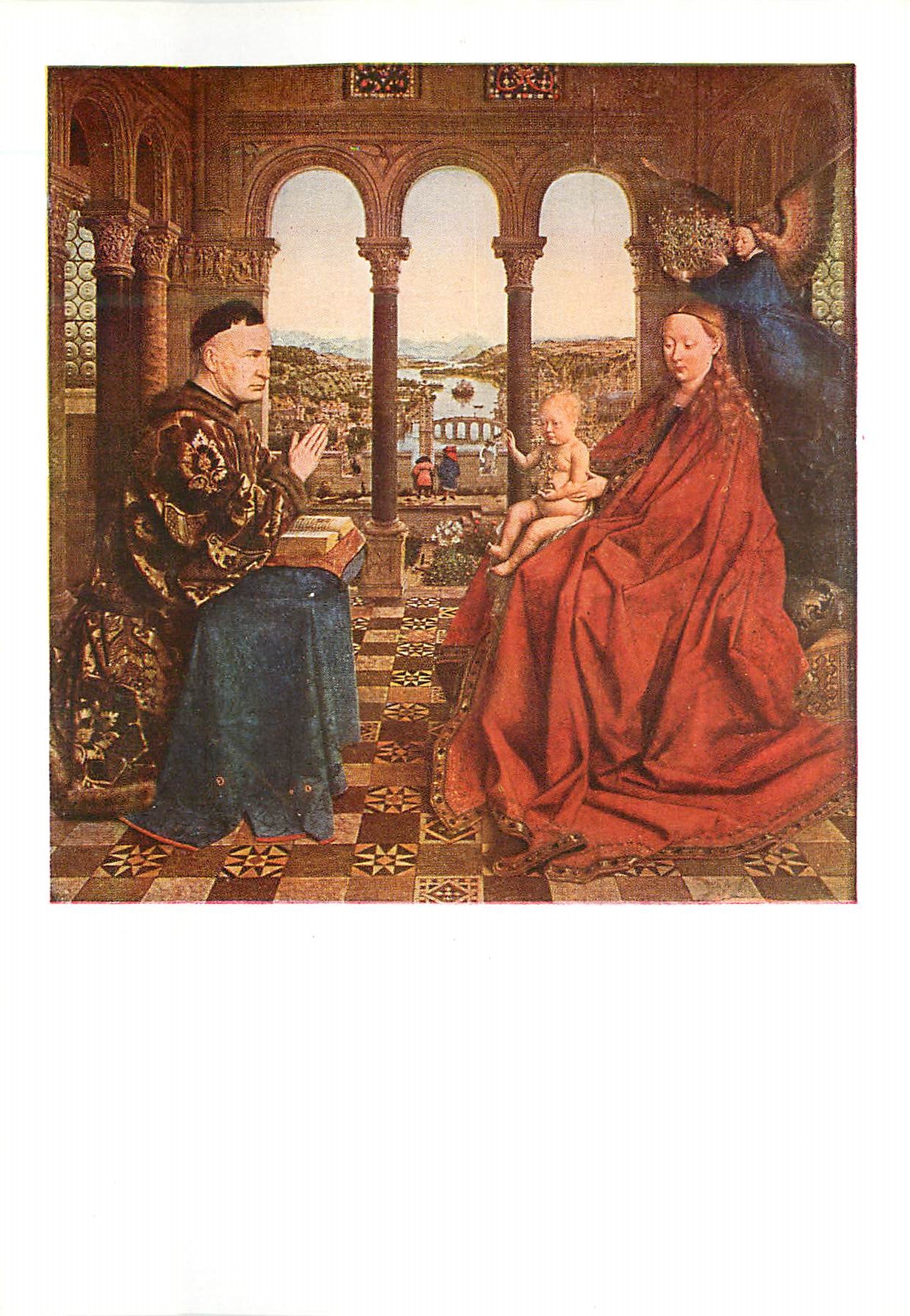 CPM Musee du Louvre (Ecole Flamande) Jan Van Eyck 1380 1440 La Vierge au Donateur
