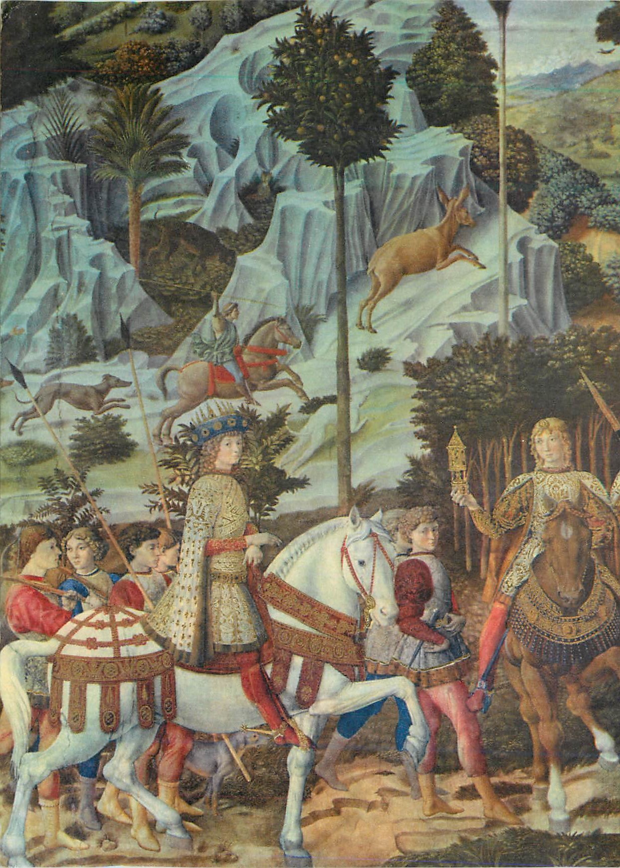 CPM Firenze Palazzo Medici Riccardi Benezzo Gozzoli Le Voyage des Mages