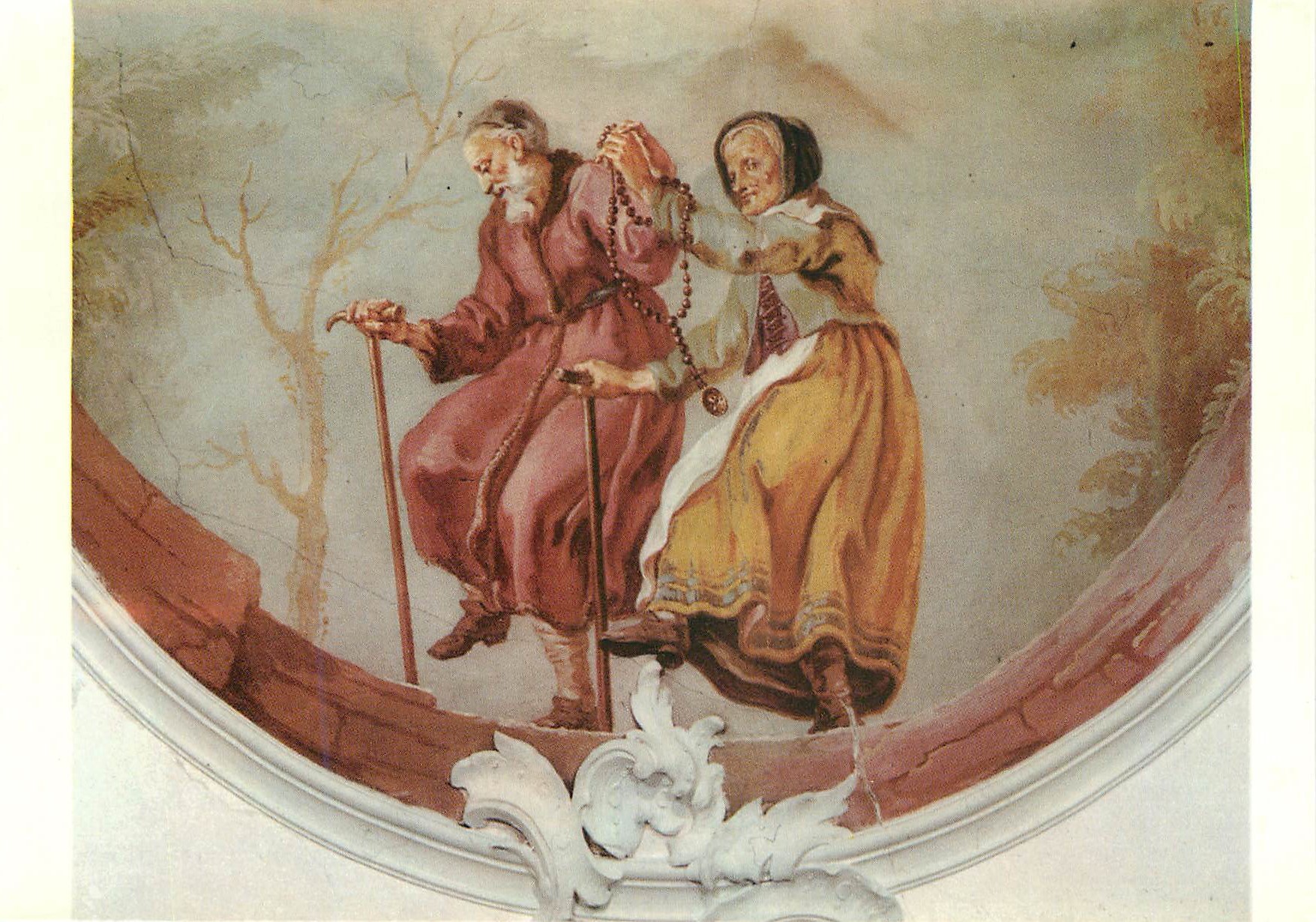CPM G B Gaz 1751 La Vieillesse Schloss Leitheim Donau