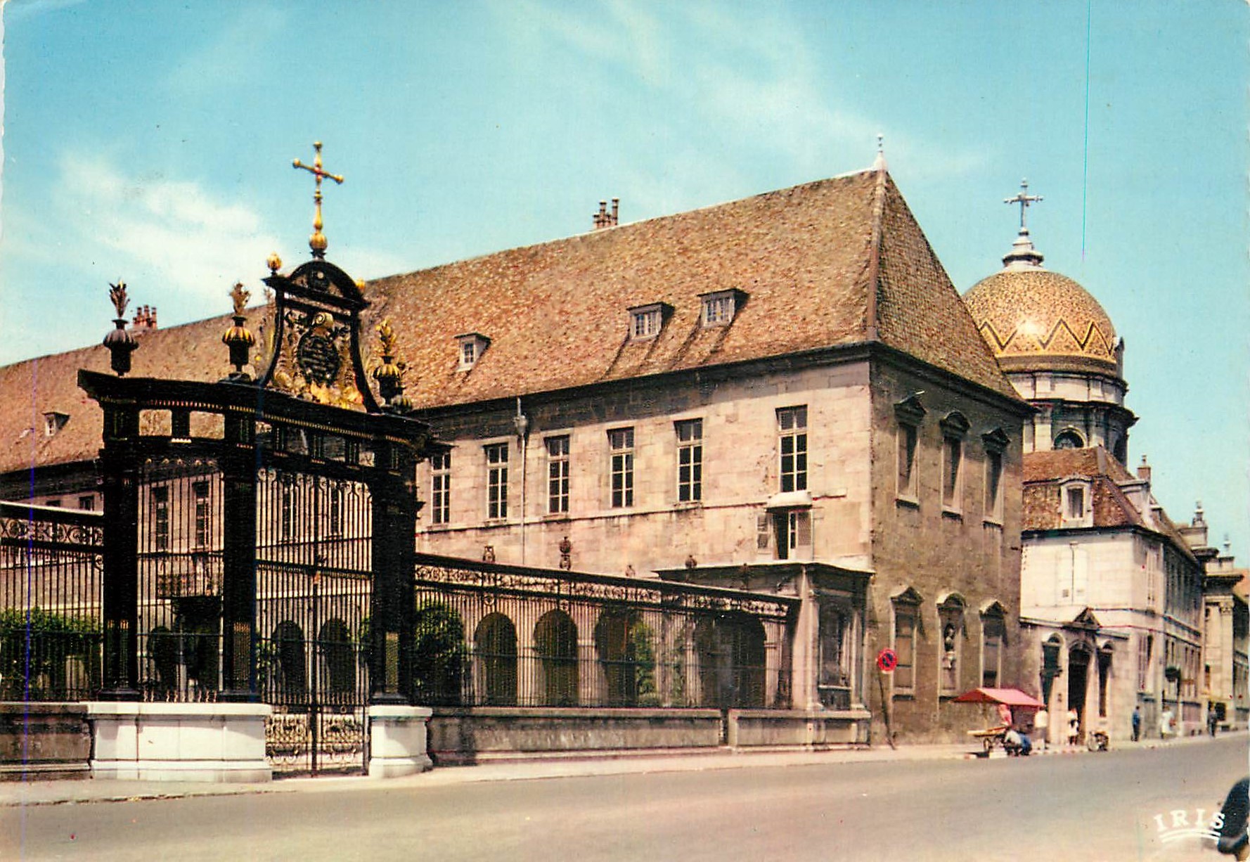CPM Besancon (Doubs) La Franche Comte Pittoresque L'Hopital St Jacques Grille en Fer Forge
