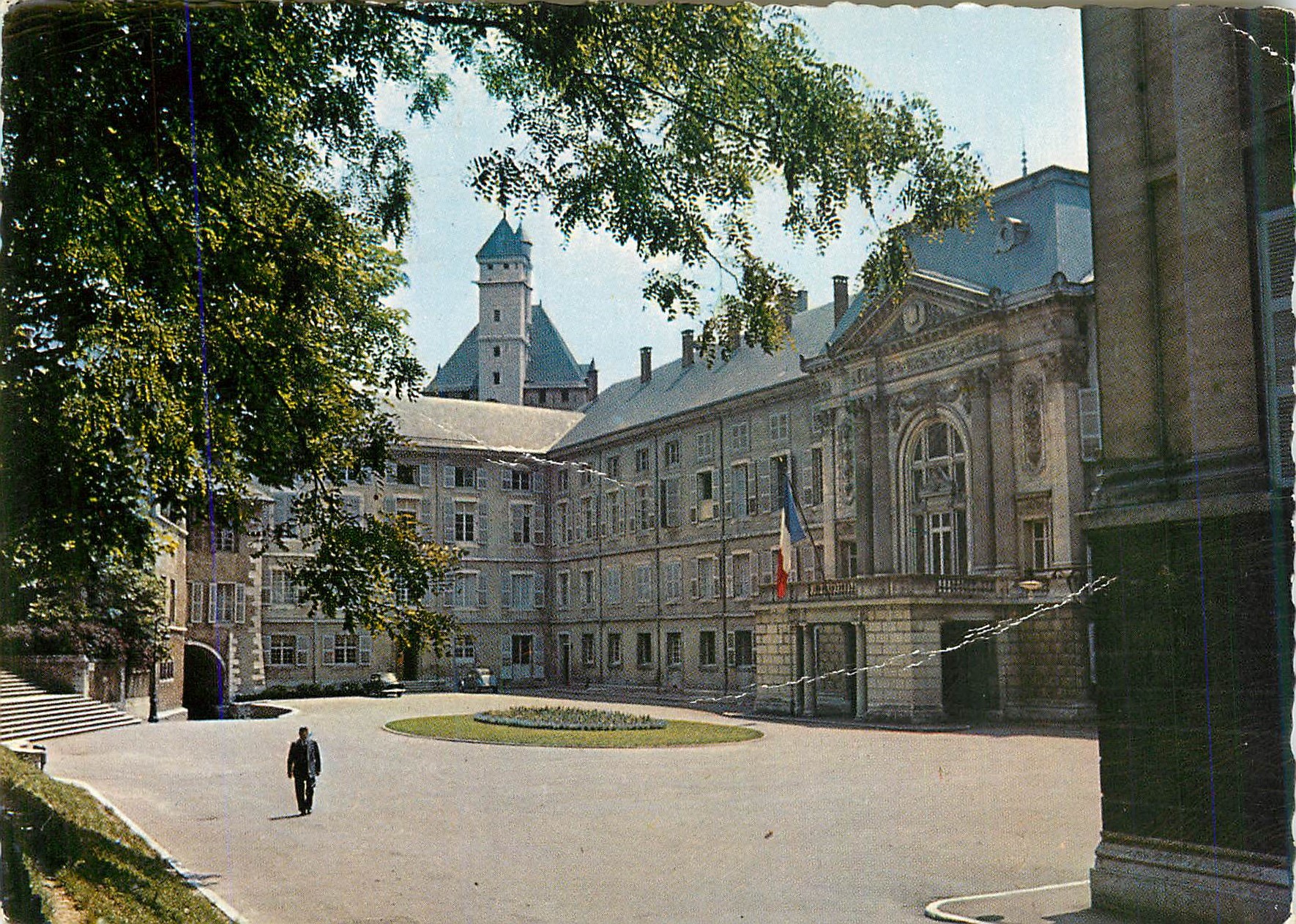 Château de Vincennes — vue du parc et du bâtiment principal — éditeur non identifiable