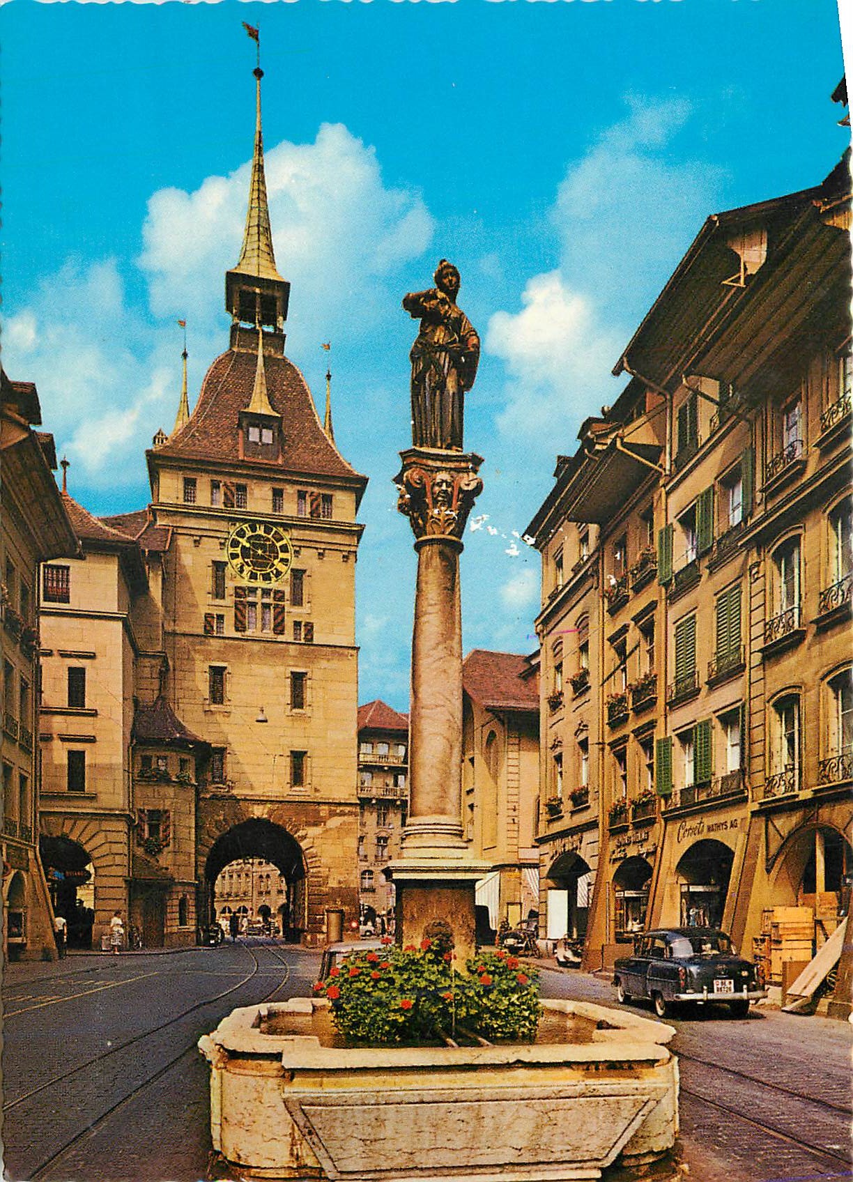 CPM Berne Kafigturm et Fontaine Anna Seiler