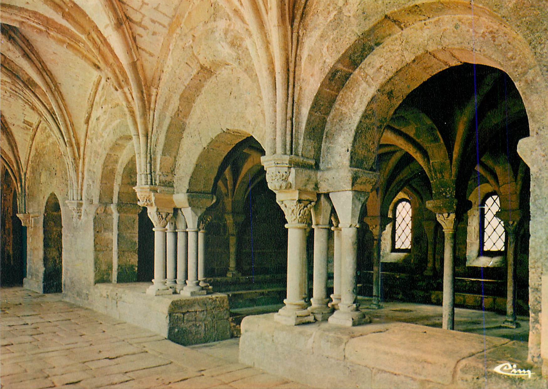 CPM Abbaye de Fontfroide (Aude) Narbonne (XIIe et XIIIe Siecles) Salle Capitulaire