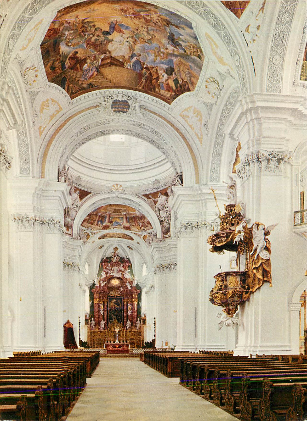 CPM Benediktinerabtei Weingarten Wurtt (Gegr 1056) Basilika (ebout 1724)