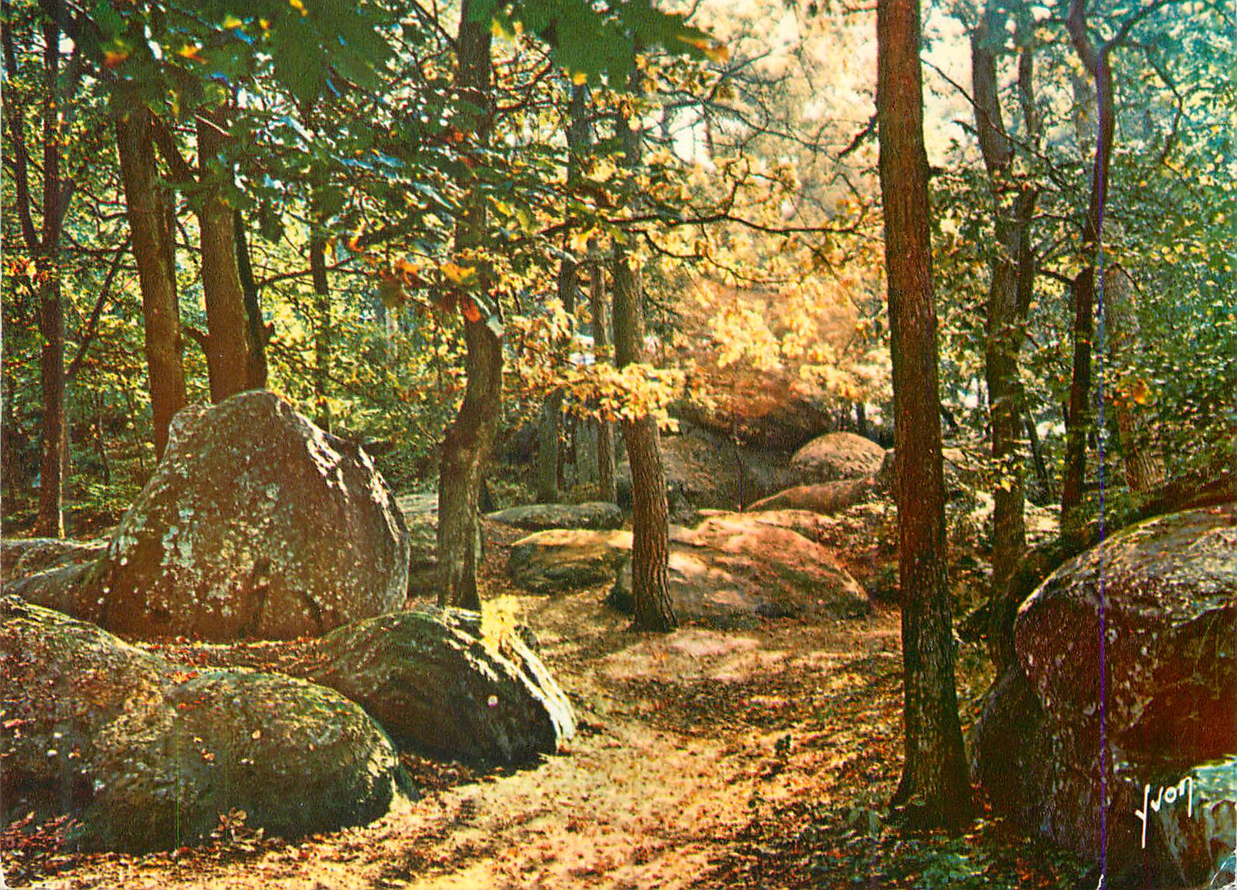 CPM Melodie Automnale en Foret La Douce France