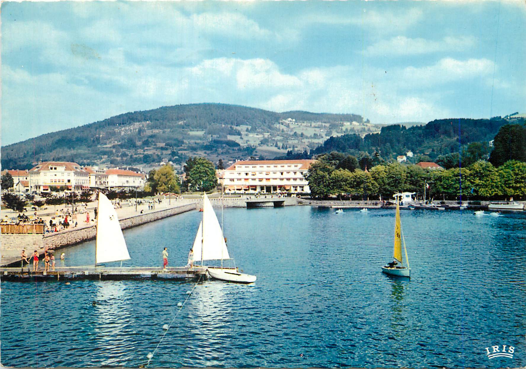 Freizeithafen in Basel — Blick auf den See — Verlag IRIS