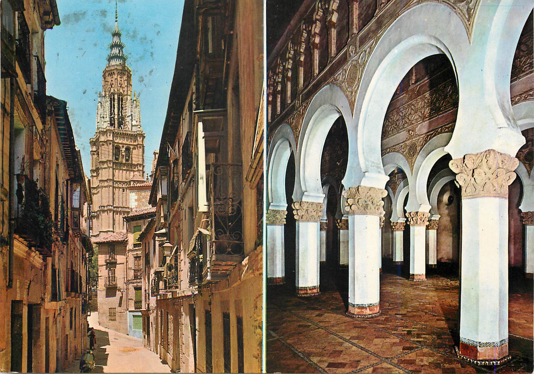 CPM Toledo Rue de Santa Isabel et Santa Maria la Blanche