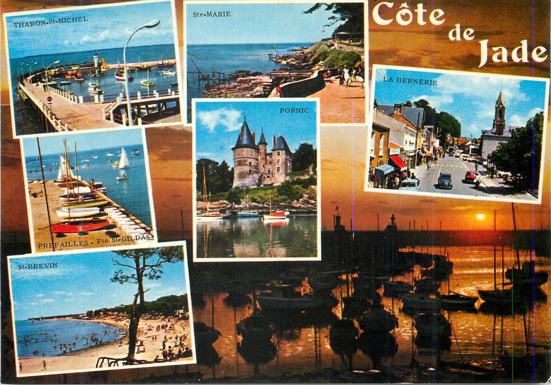 CPM La Cote de Jade De l'Estuaire de la Loire a la Vendee
