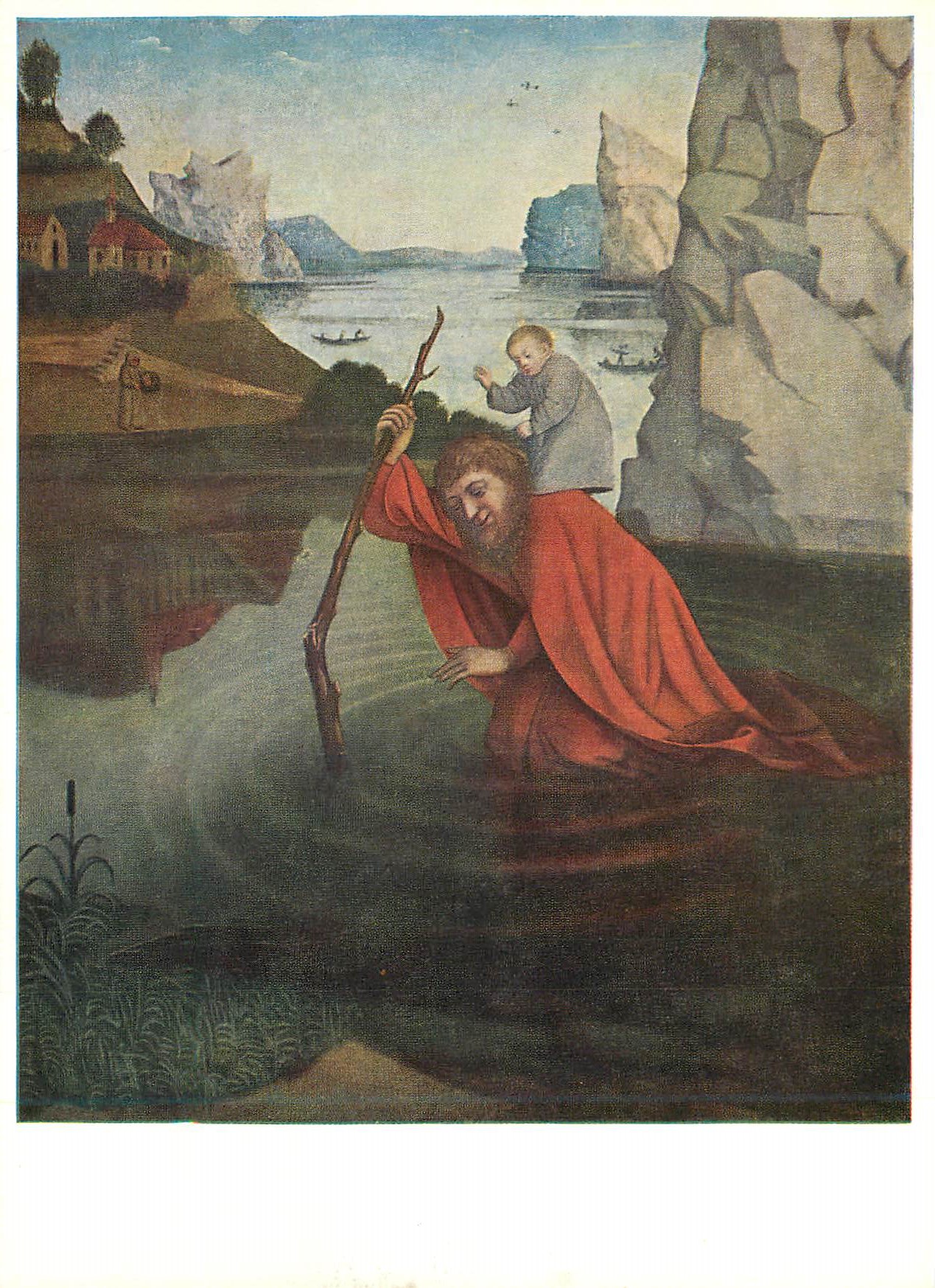 CPM Kunstmuseum Basel Saint Christopher Konrad Witz (ea 1400 1447)