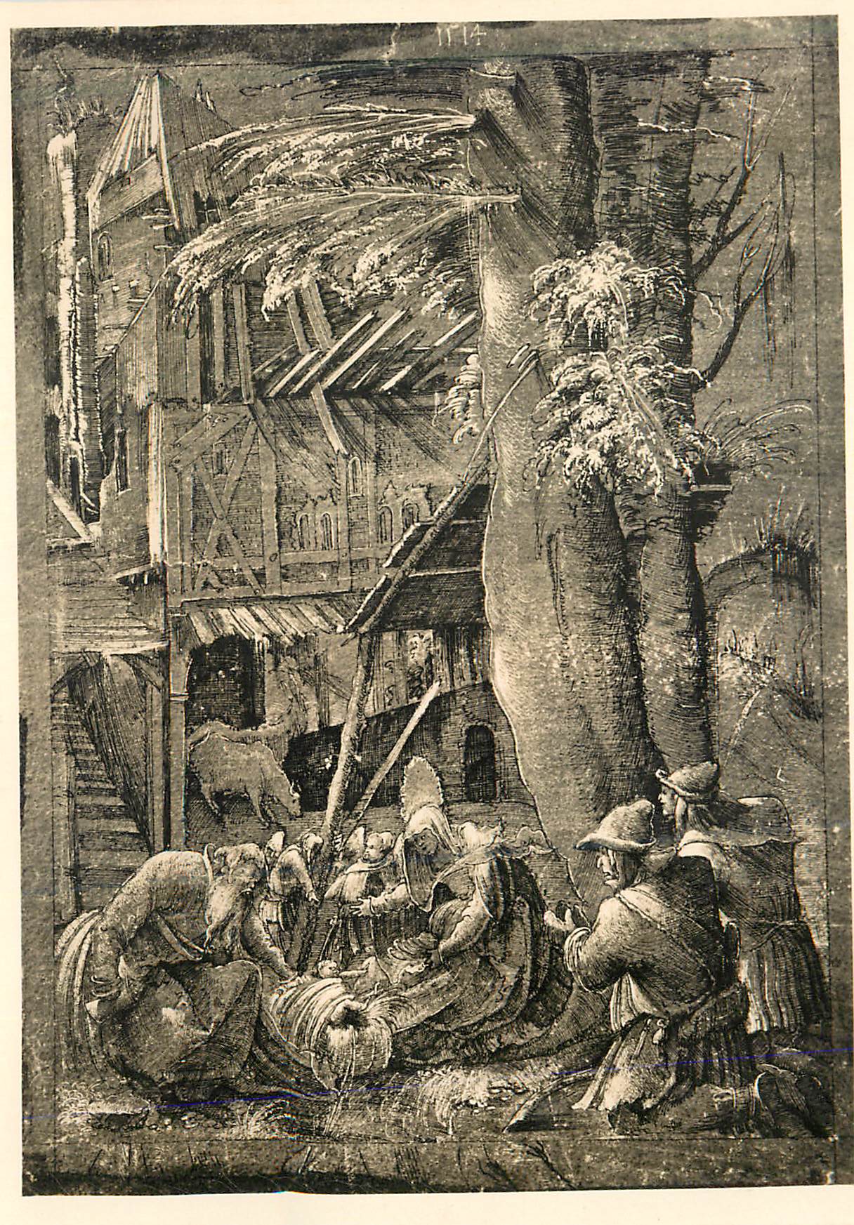 CPM Kunstmuseum Basel Kupferstichkabinett Kreis um Albrecht Altdorfer Die Geburt Christi 1514