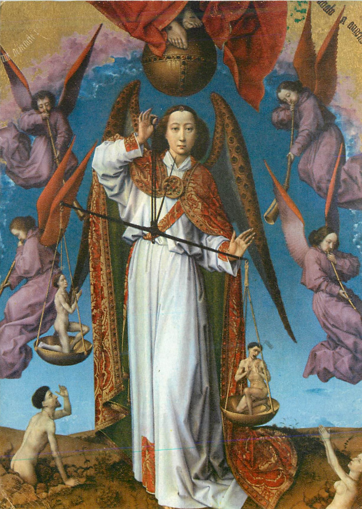 Sainte Jeanne d'Arc — Jugement de l'âme — Attribué à Jean de Limbourg