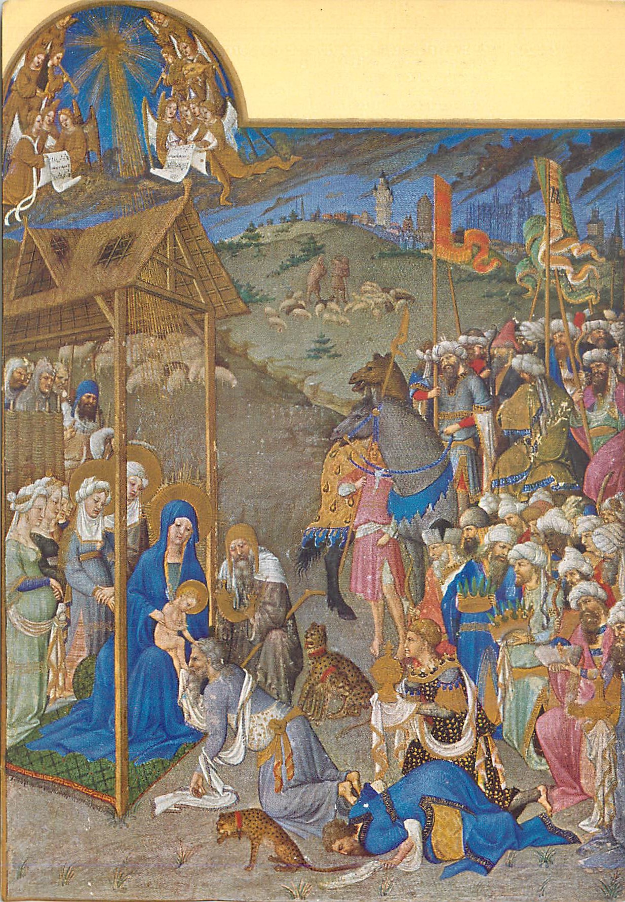 Adoration des Mages — scène de la Nativité — éditeur inconnu, n° de série non visible
