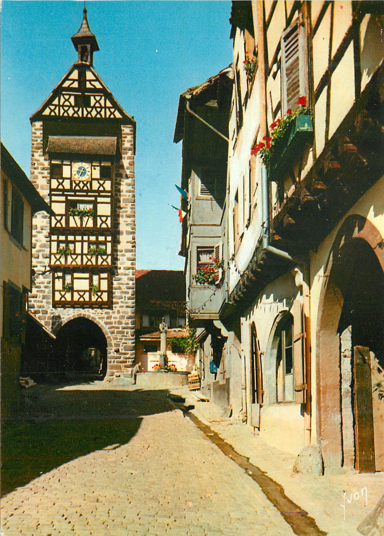 CPM Riquewihr (Haut Rhin) L'Alsace Couleurs et Lumiere de France La Porte Haute ou Dolder
