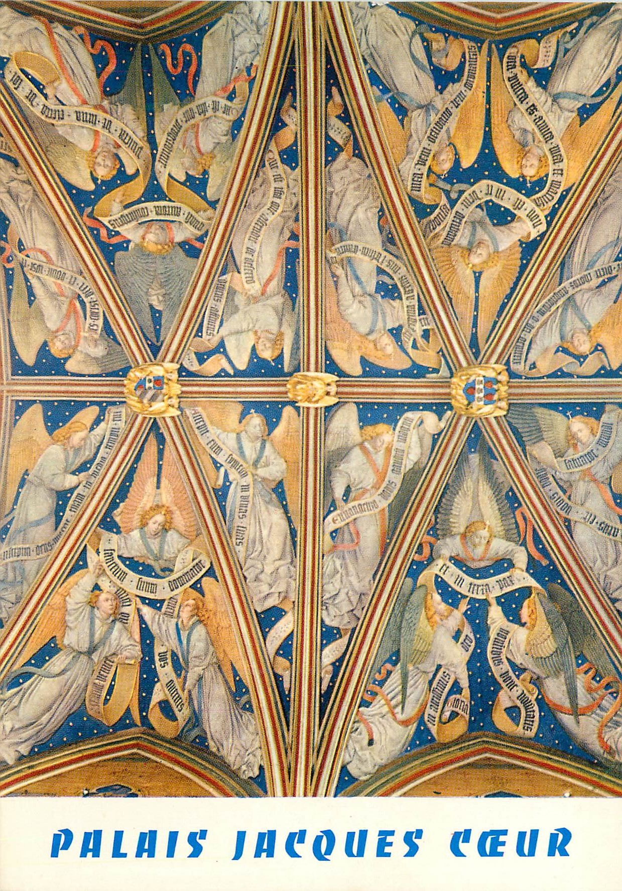 CPM Bourges (Cher) En Berry Palais Jacques Coeur Remarquable Plafond Peint de la Chapelle