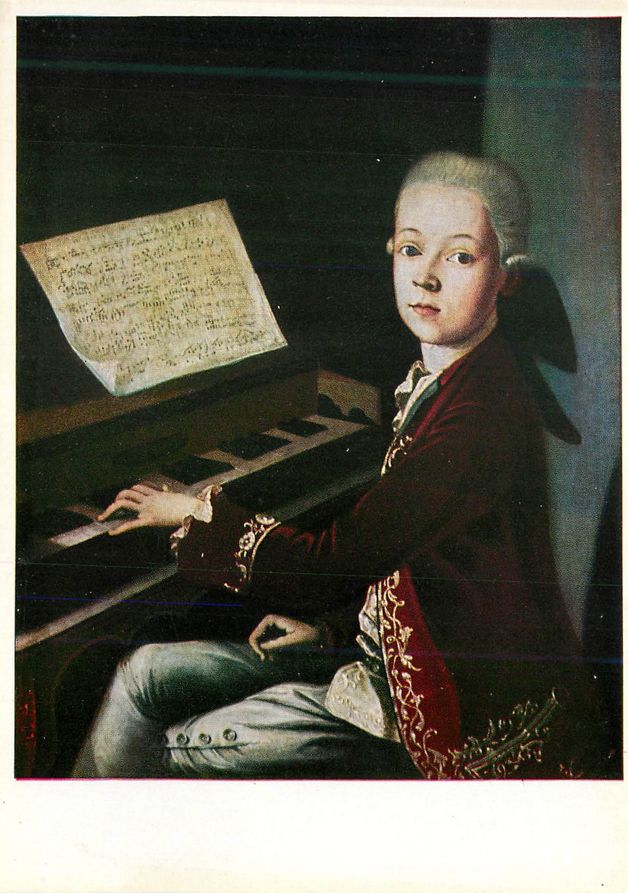 CPM Mozartmuseum Salzburg Mozart Am Klavier