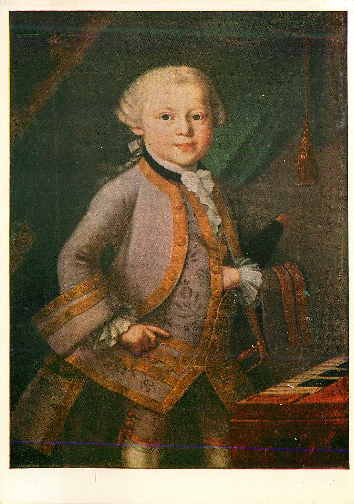 CPM Mozart museum Salzburg Mozart im Galakleide