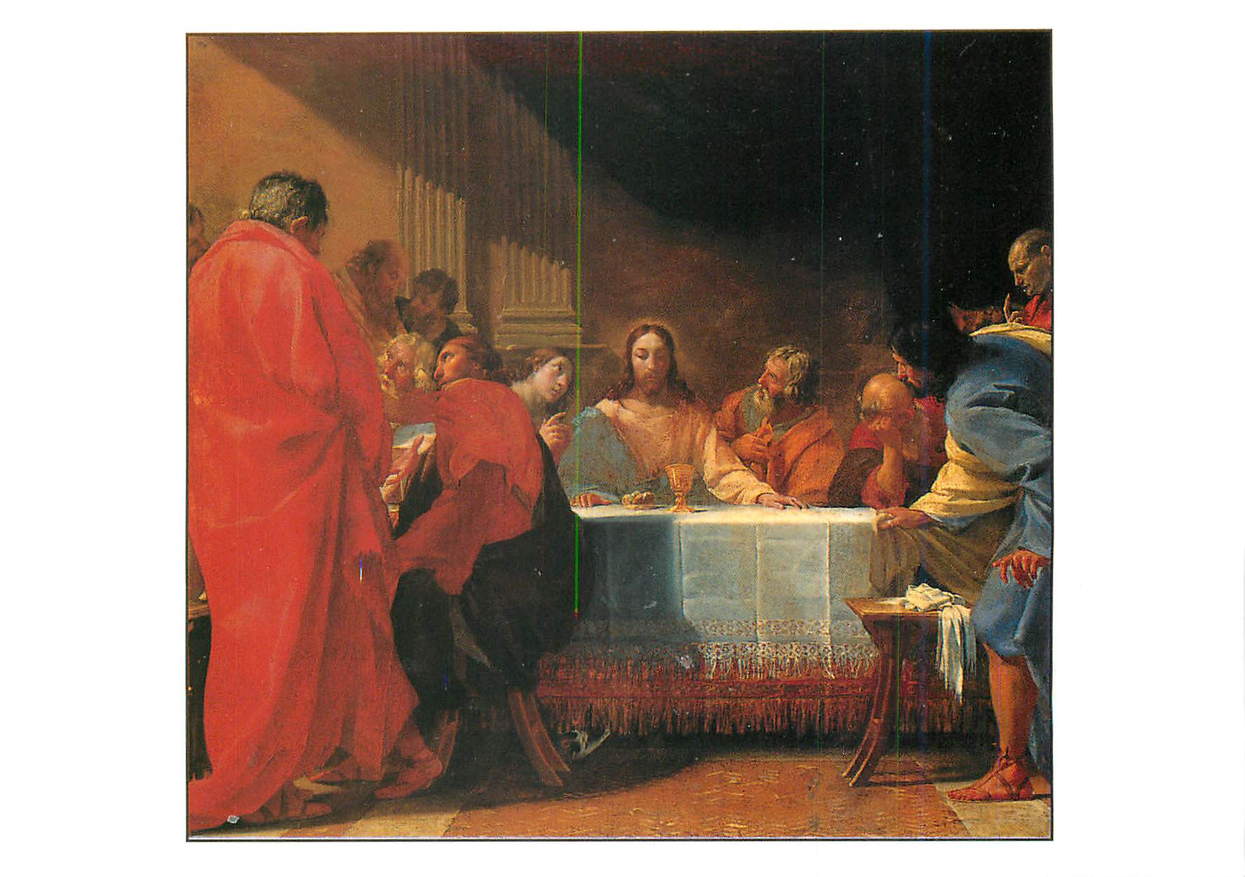 CPM Musee de Coutances Normandie la Cene Simon Vouet (1590-1649)