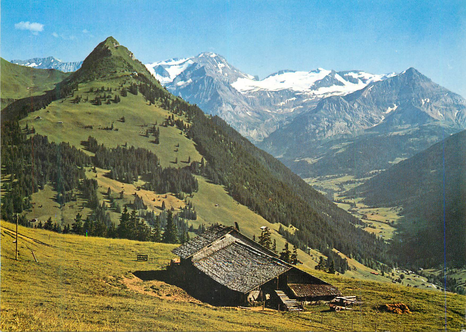 CPM Gstaad Gfellalp mit Wesserngrat Wildhorn und Spitzhorn