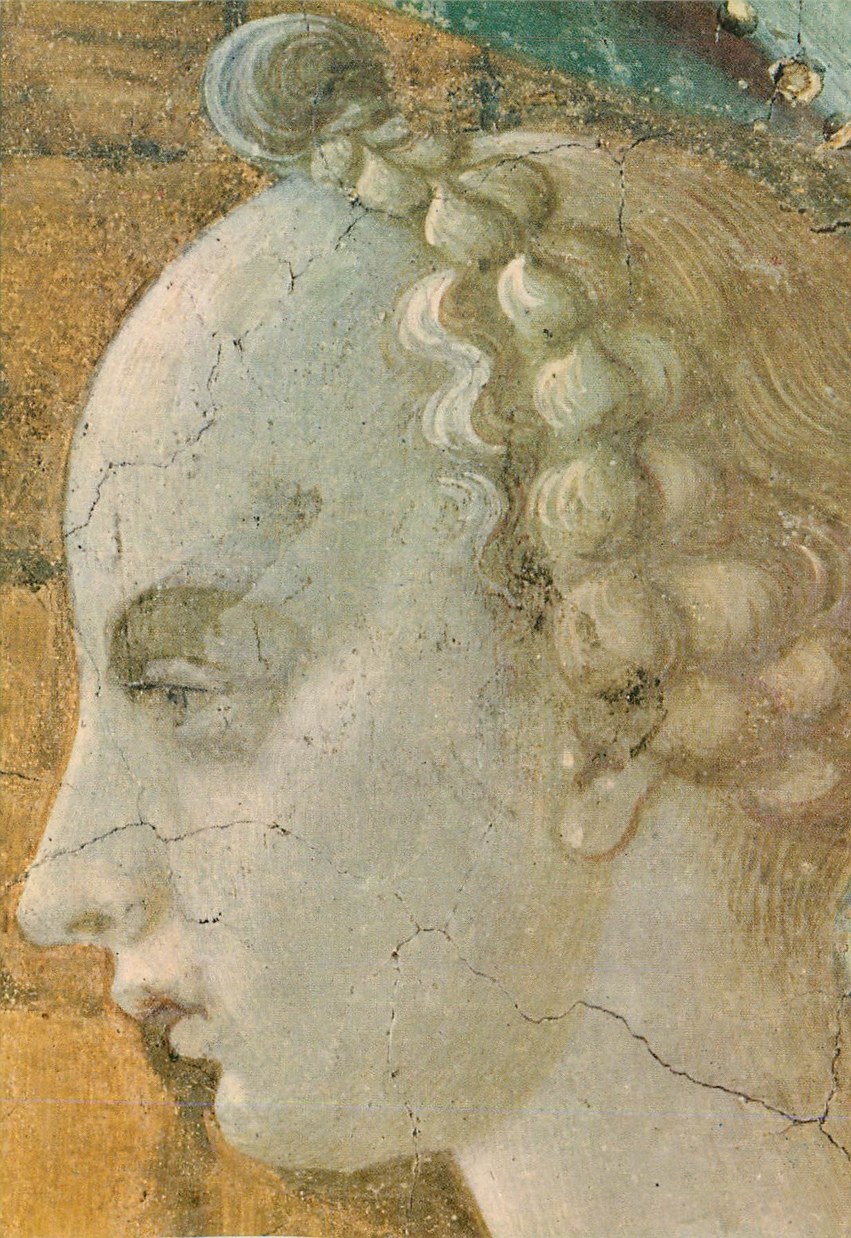 CPM The Metropolitan Museum of Art Prato Master Birth of the Virgin (detail) from the Exhibition The Great Age of Fresco
