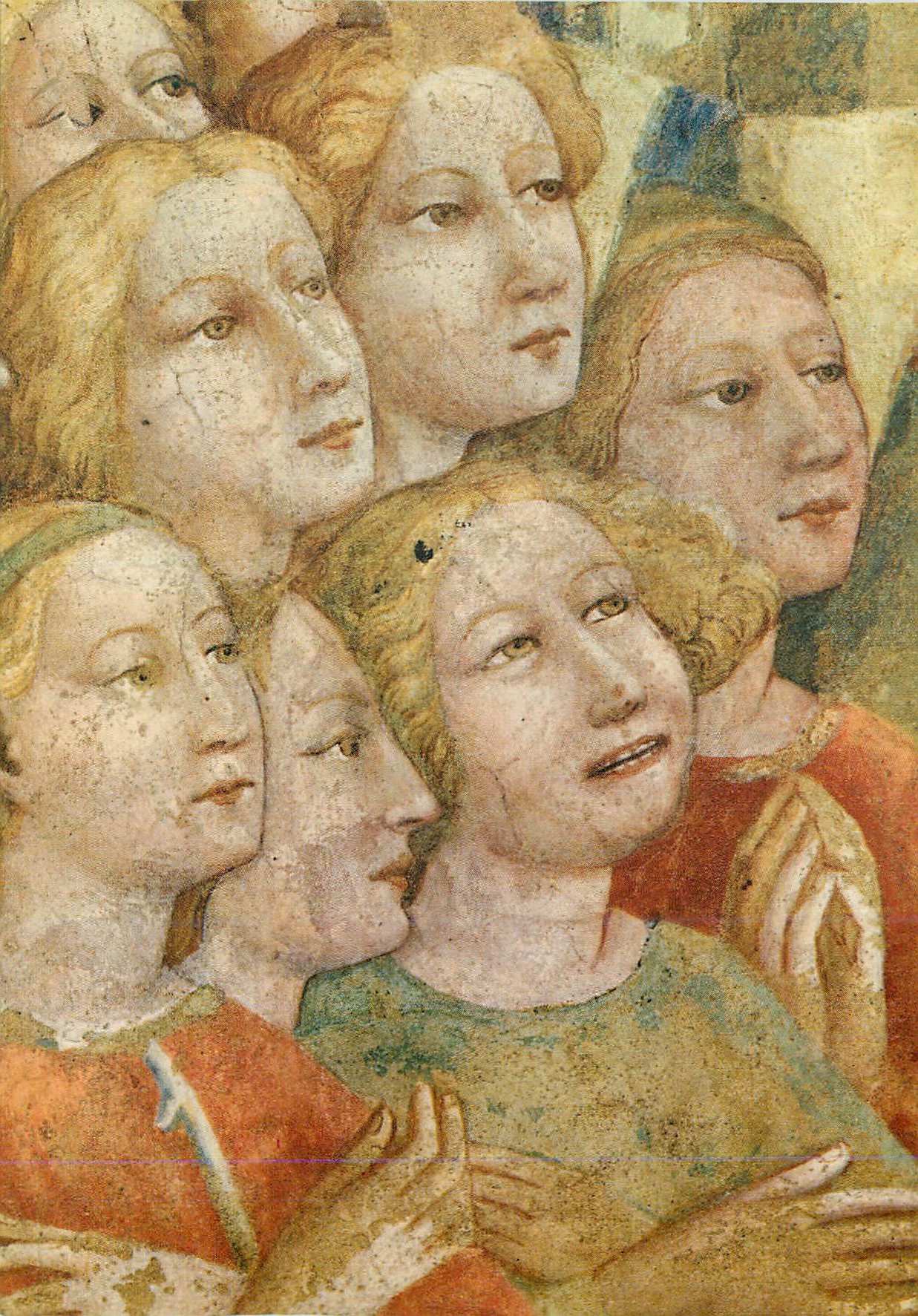 CPM Church of Sant Agostino Empkoli Masolino Fragments of Head