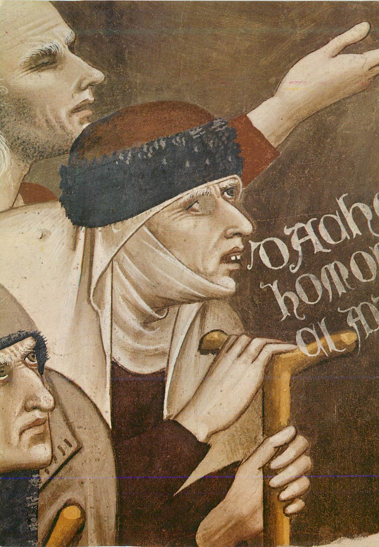 CPM Museo dell'Opera di Sana Croce Florence Orcagna Triumph of Death (detail from the Last Judgment)