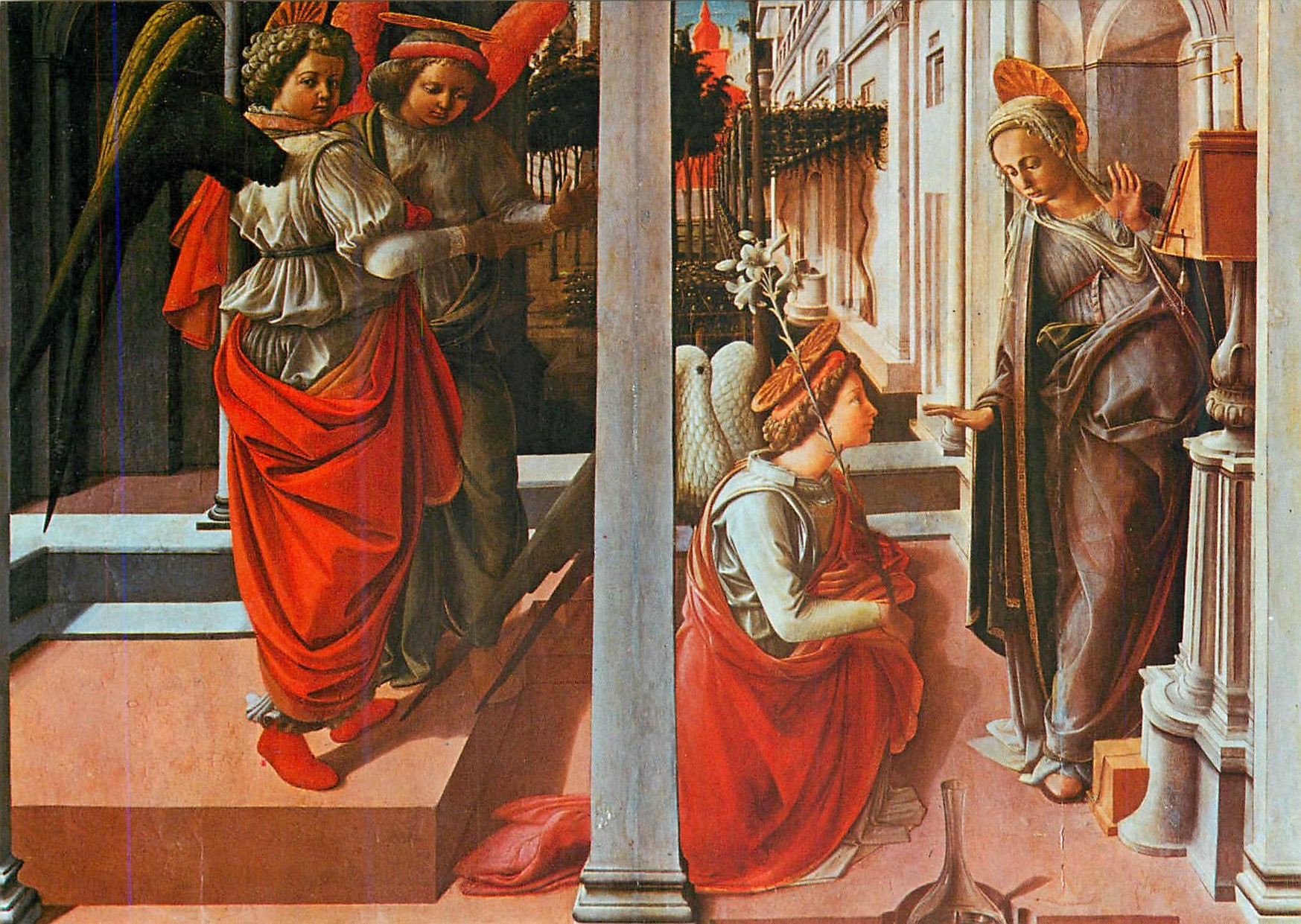 CPM Firenze Basilica di S Lorenzo Filippo Lippi Firenze 1406 Annonciation
